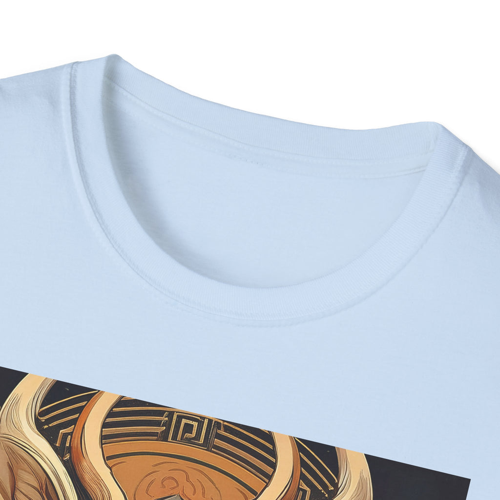 Mythic Ram Graphic T-Shirt — Ornate Zodiac/Leo-Inspired Art