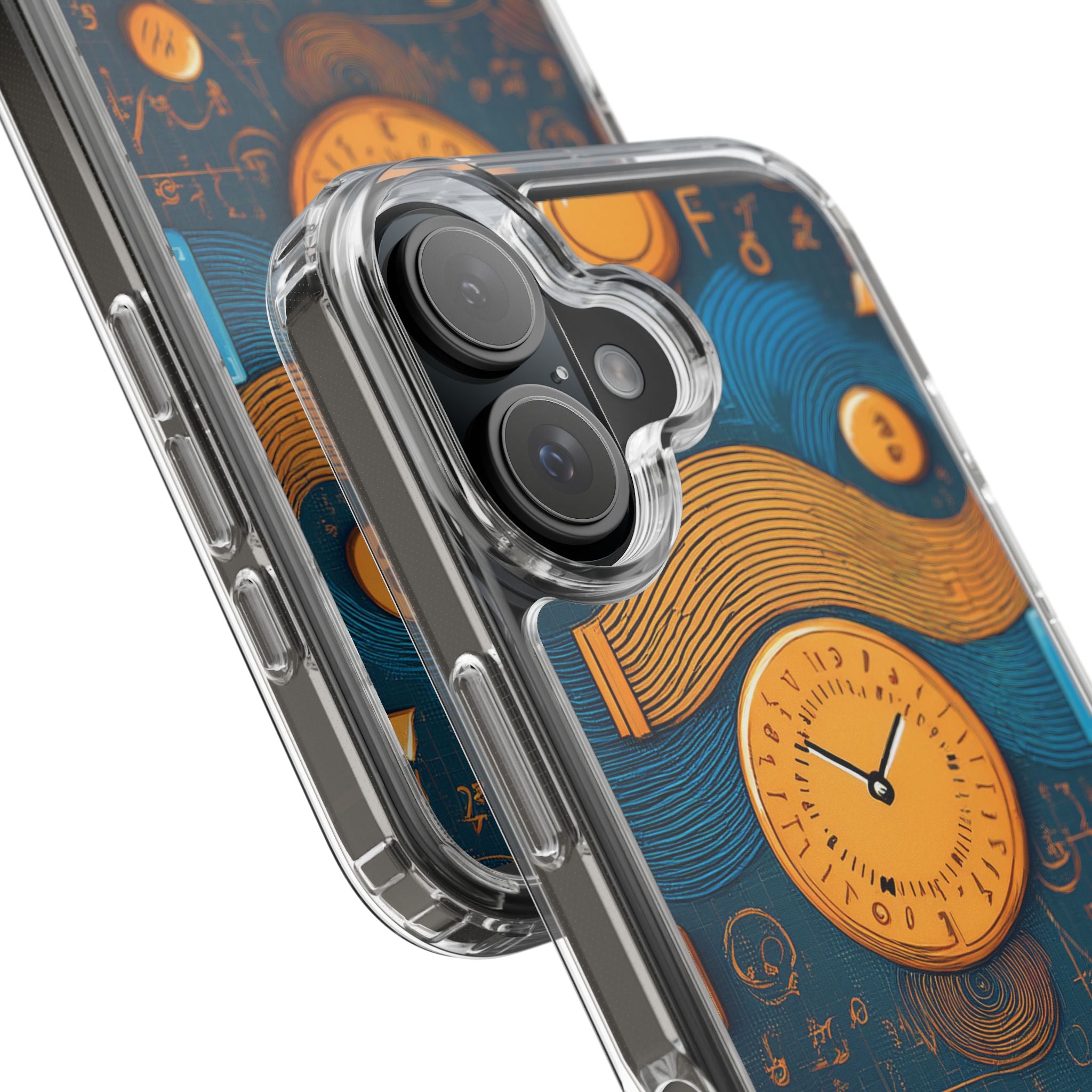 Clear Case — Abstract Clockwork Design Phone Case