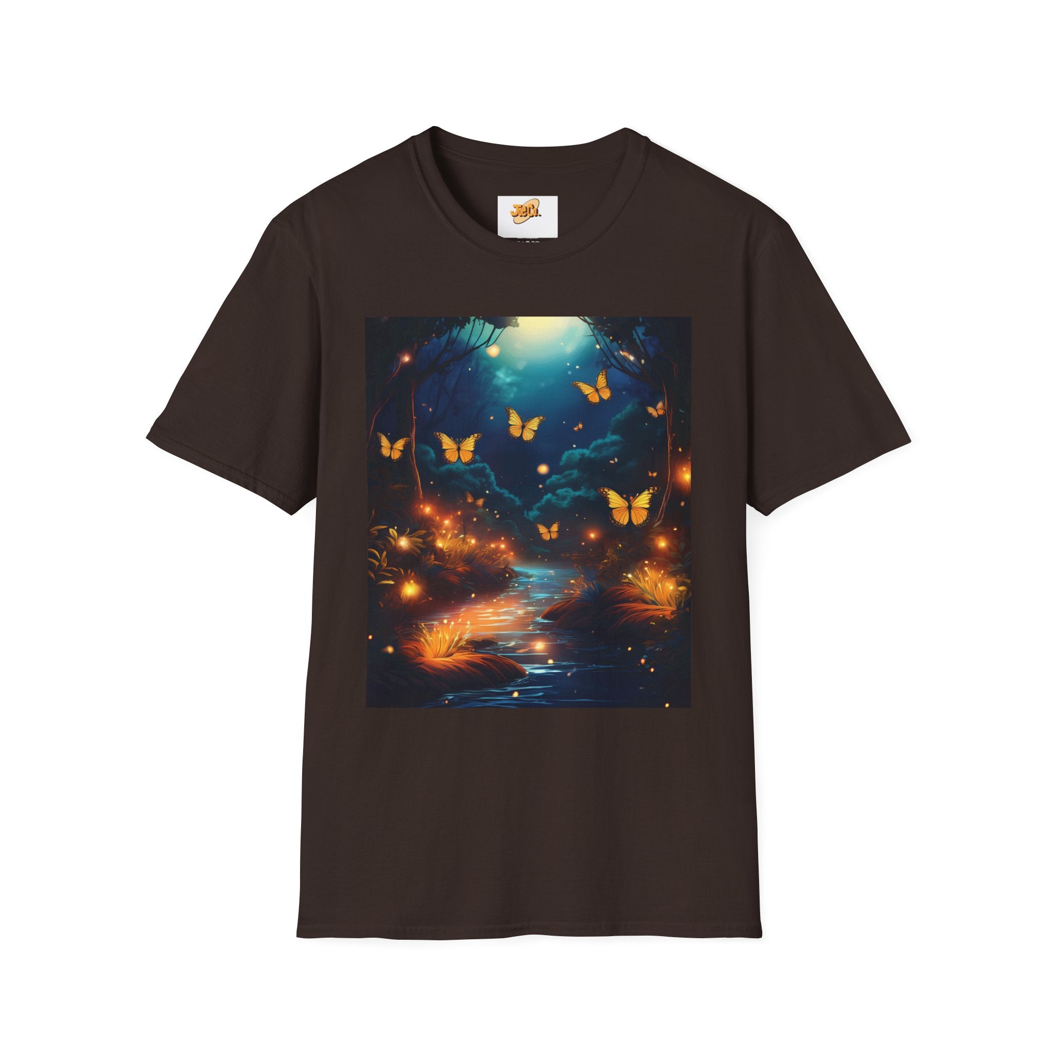Butterfly Night T-Shirt — Enchanted Forest Glow Tee