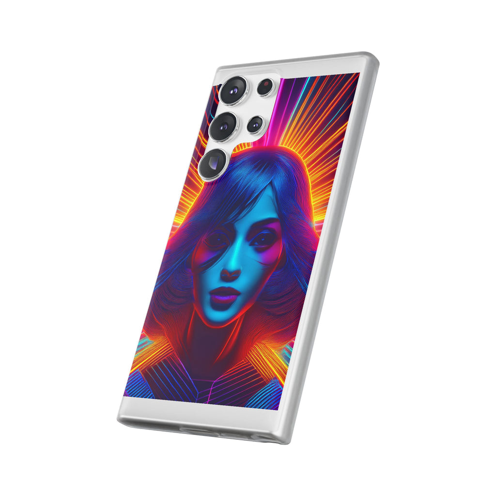 Phone Case — Neon Retro Portrait Mandala