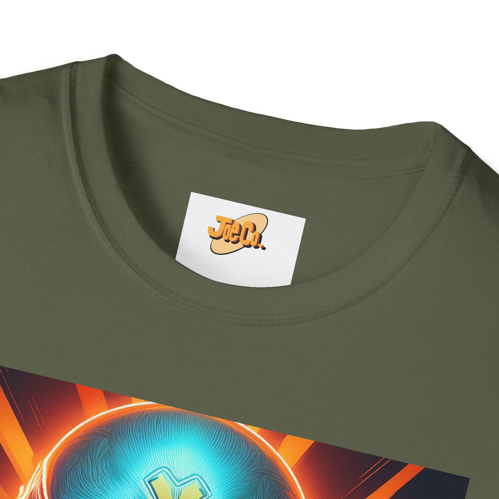 Mystic Raven Graphic T-Shirt — Neon Bird Art Tee