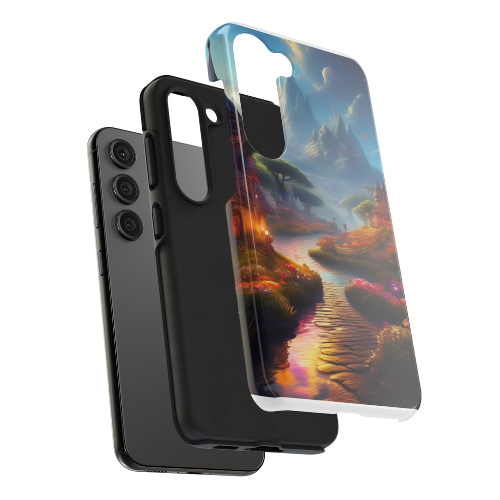 Tough Phone Case — Enchanted Pathway Fantasy Landscape