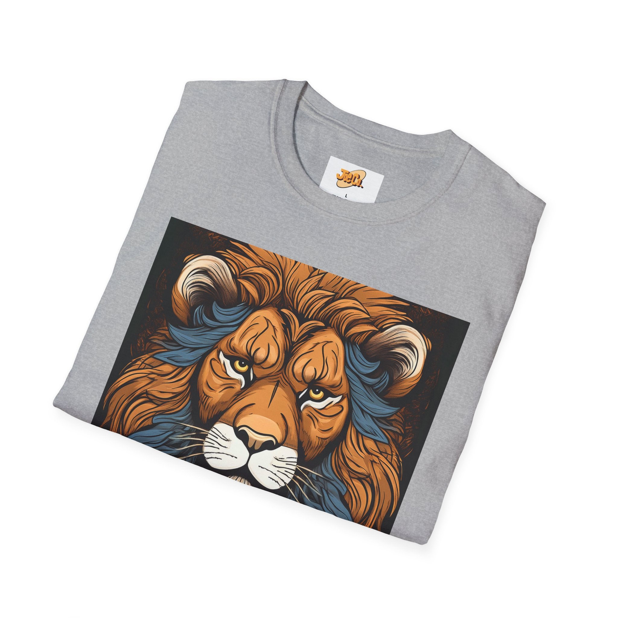Majestic Lion Graphic T-Shirt — Bold Vintage Mane Artwork