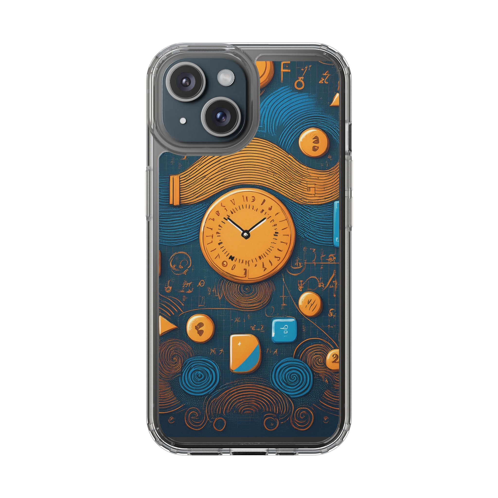 Clear Case — Abstract Clockwork Design Phone Case