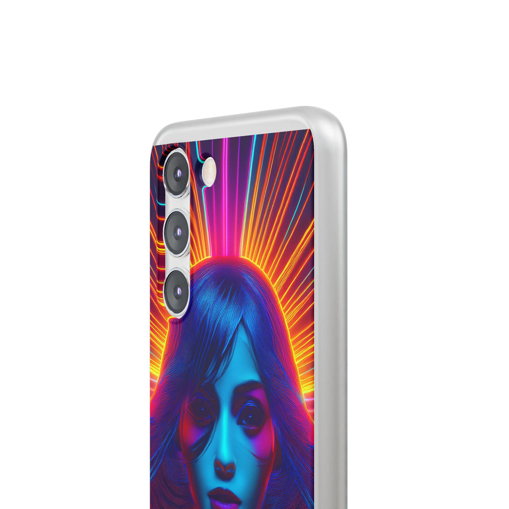 Phone Case — Neon Retro Portrait Mandala