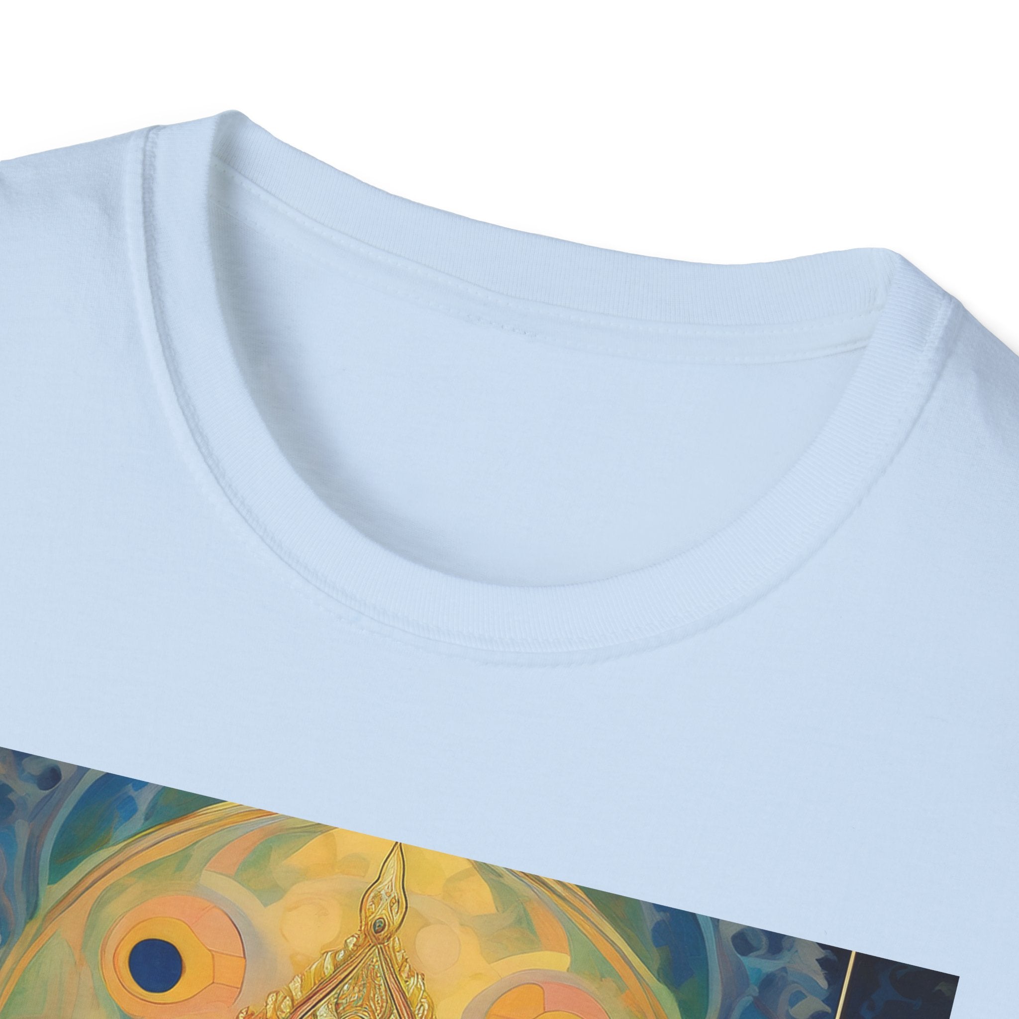 Buddha Sanctuary Art T-Shirt — Meditative Temple Graphic Tee