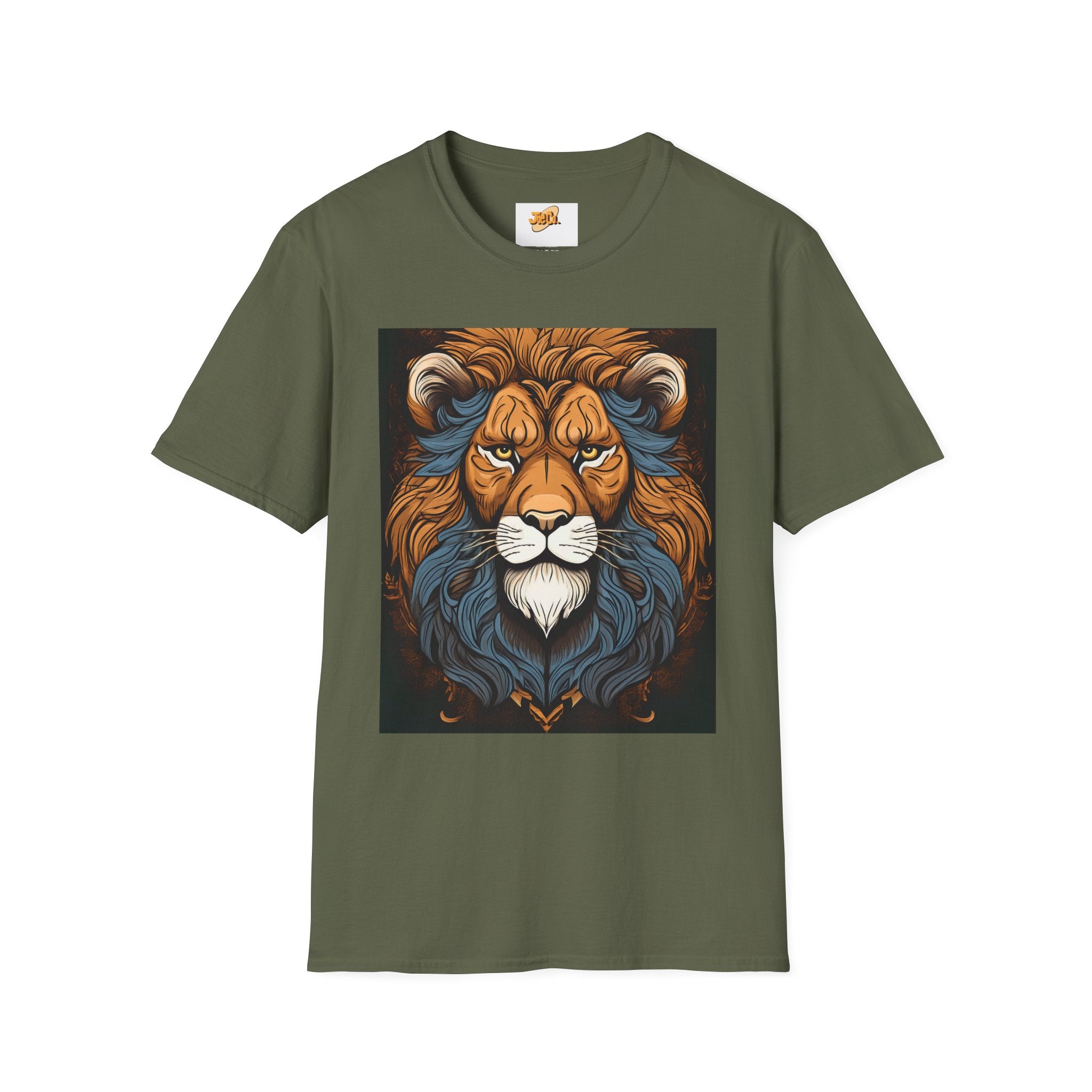 Majestic Lion Graphic T-Shirt — Bold Vintage Mane Artwork