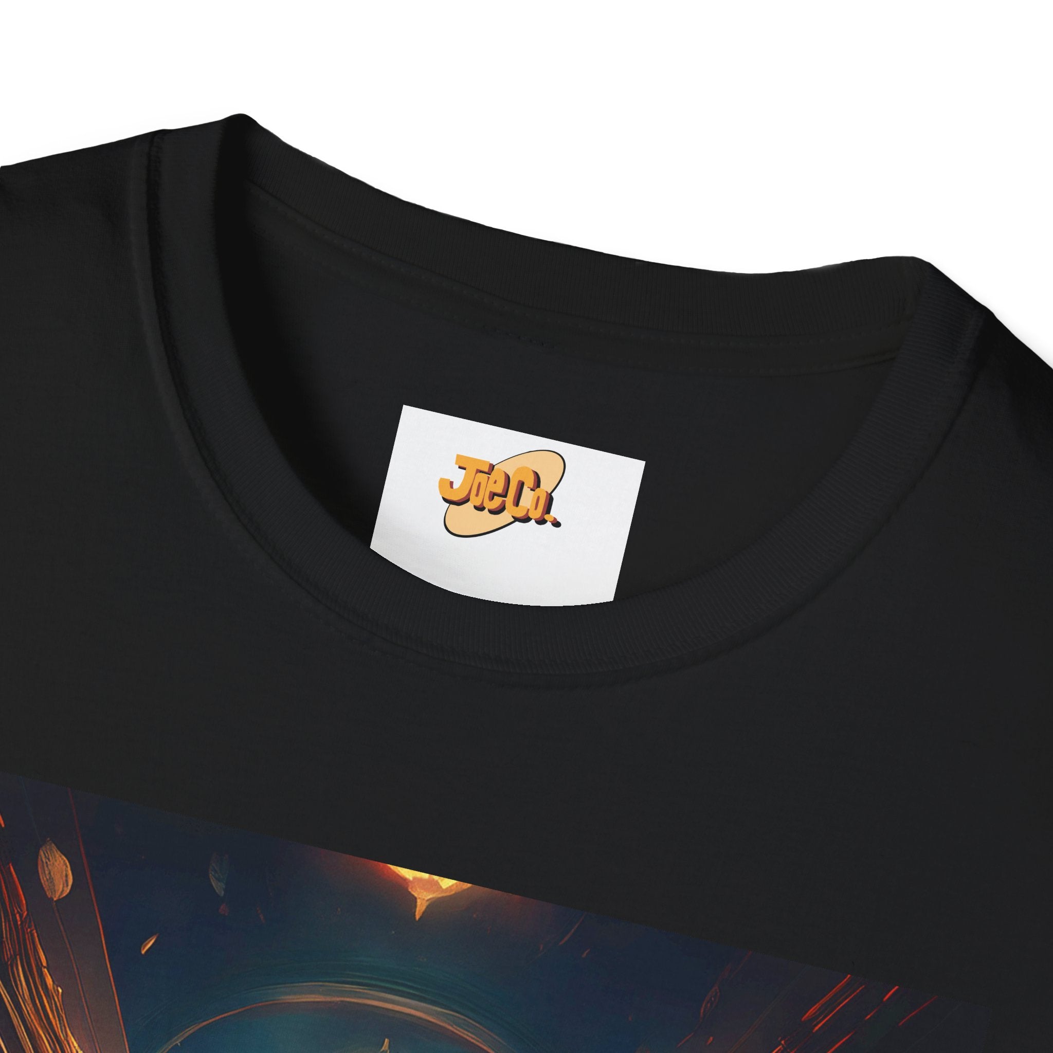 Cyberpunk Alley T-Shirt — Neon Futuristic Street Scene