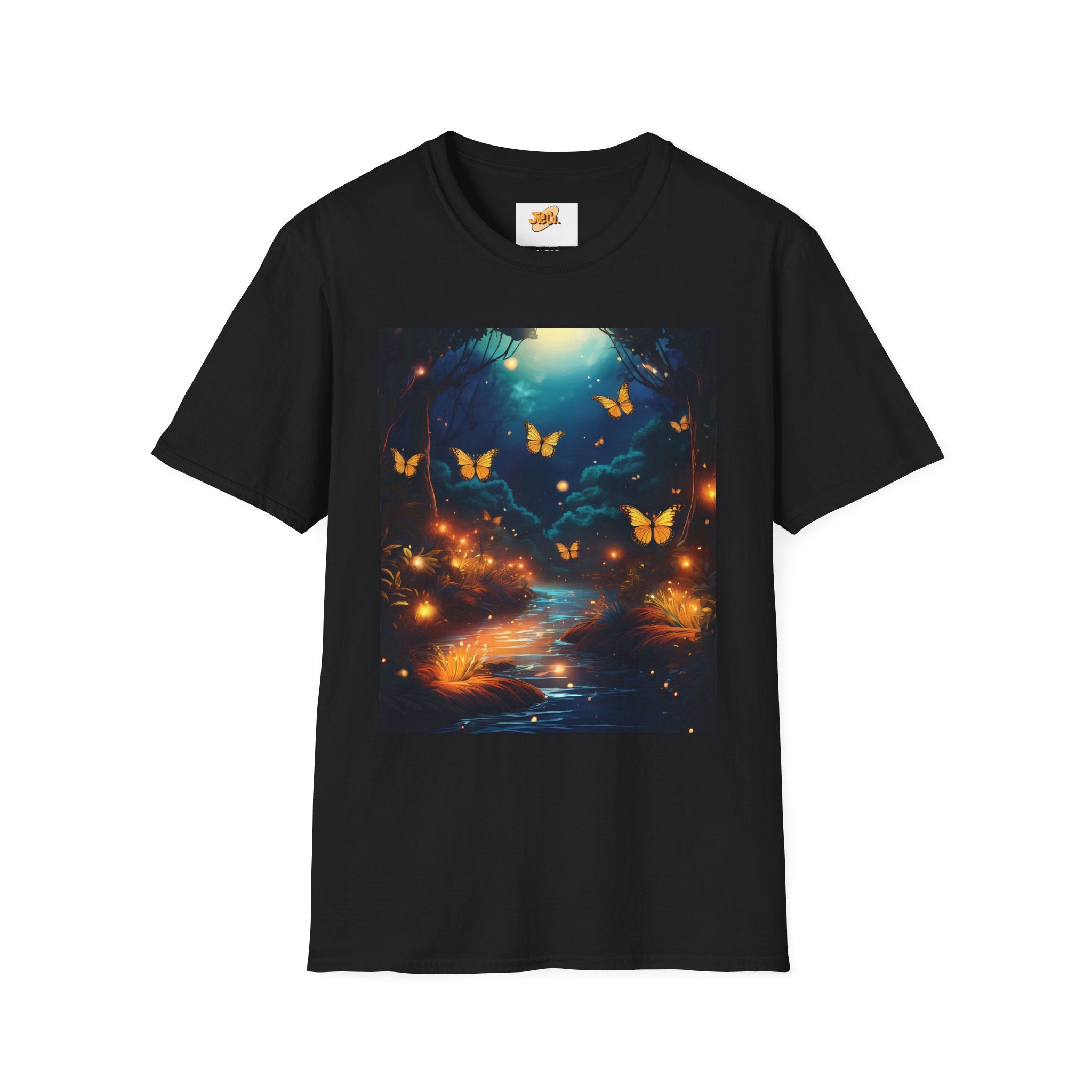 Butterfly Night T-Shirt — Enchanted Forest Glow Tee