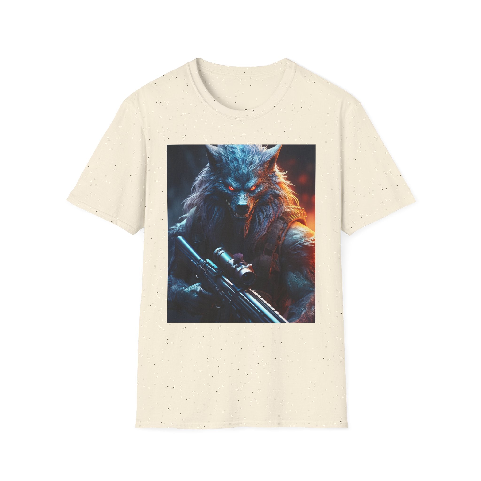 Wolf Sniper T-Shirt — Tactical Werewolf Gaming Tee