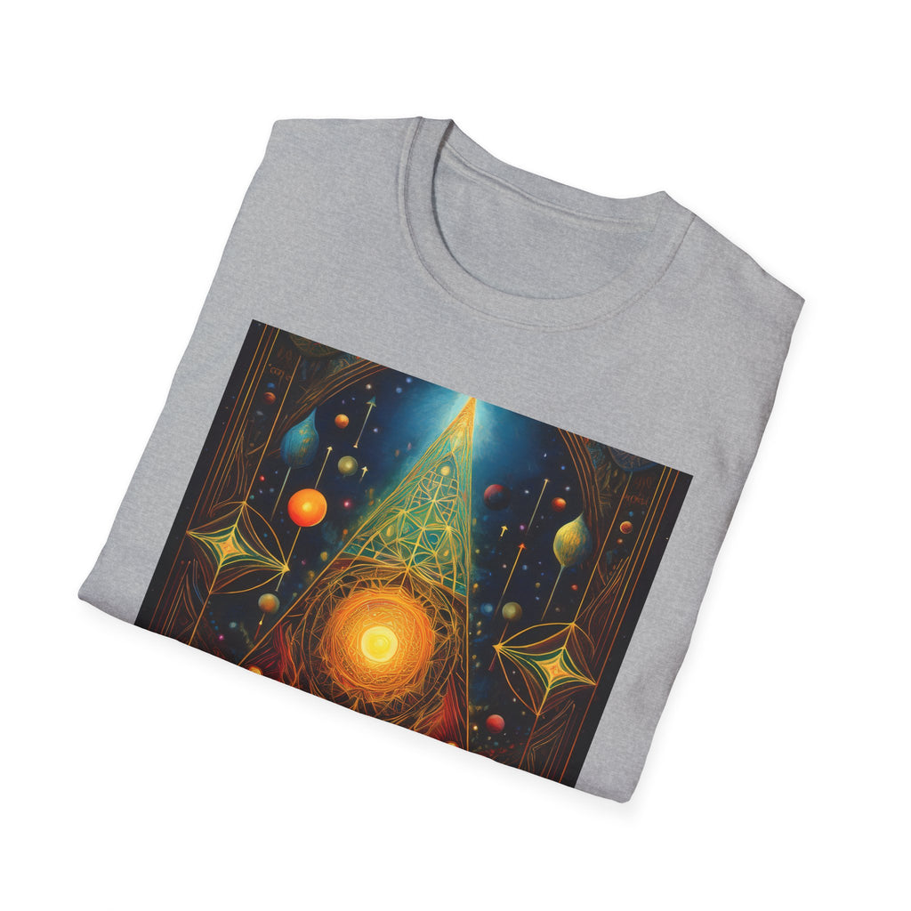 Mystic Sun Pyramid Graphic T-Shirt
