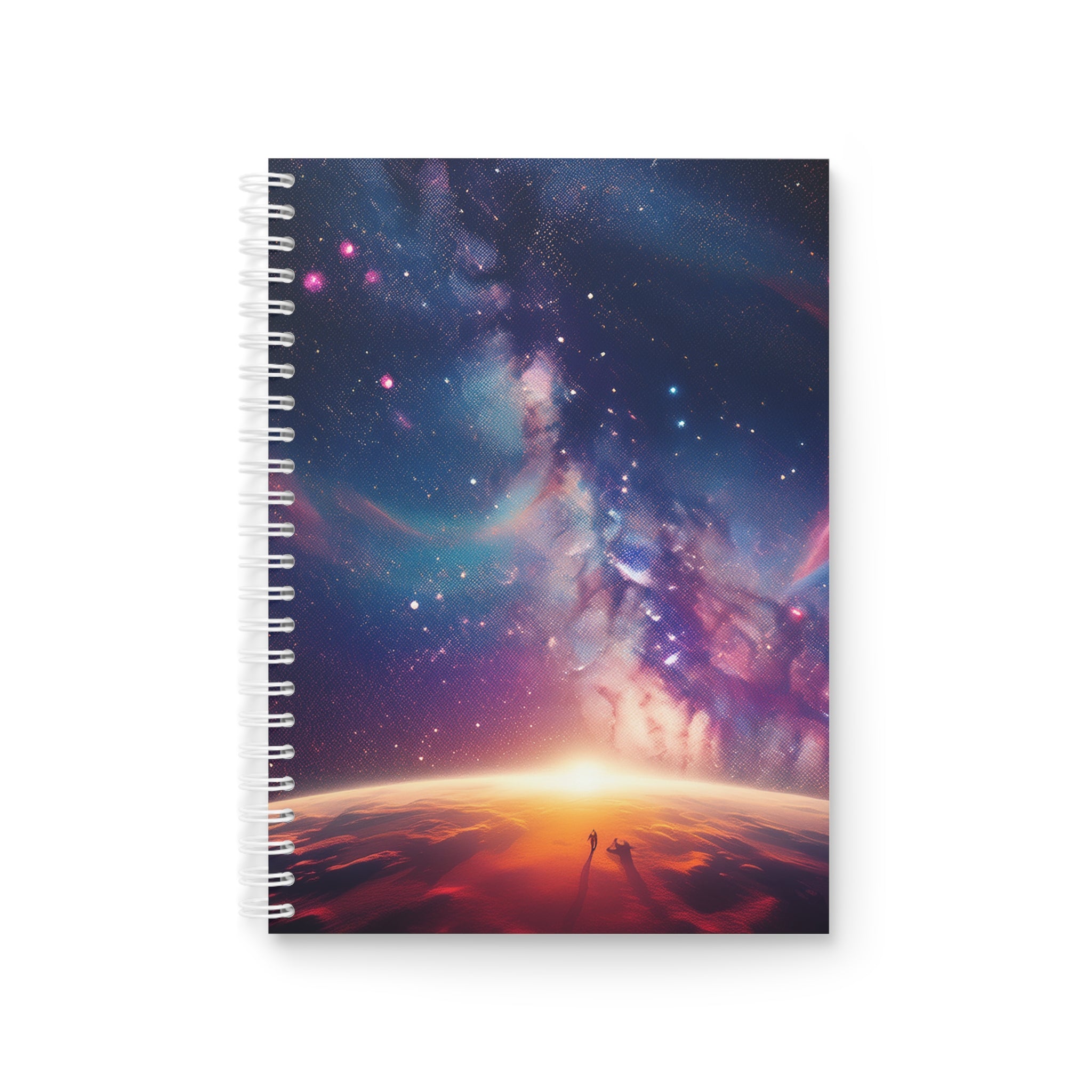 Galaxy Spiral Notebook — Cosmic Night Sky Journal for Writing & Sketching