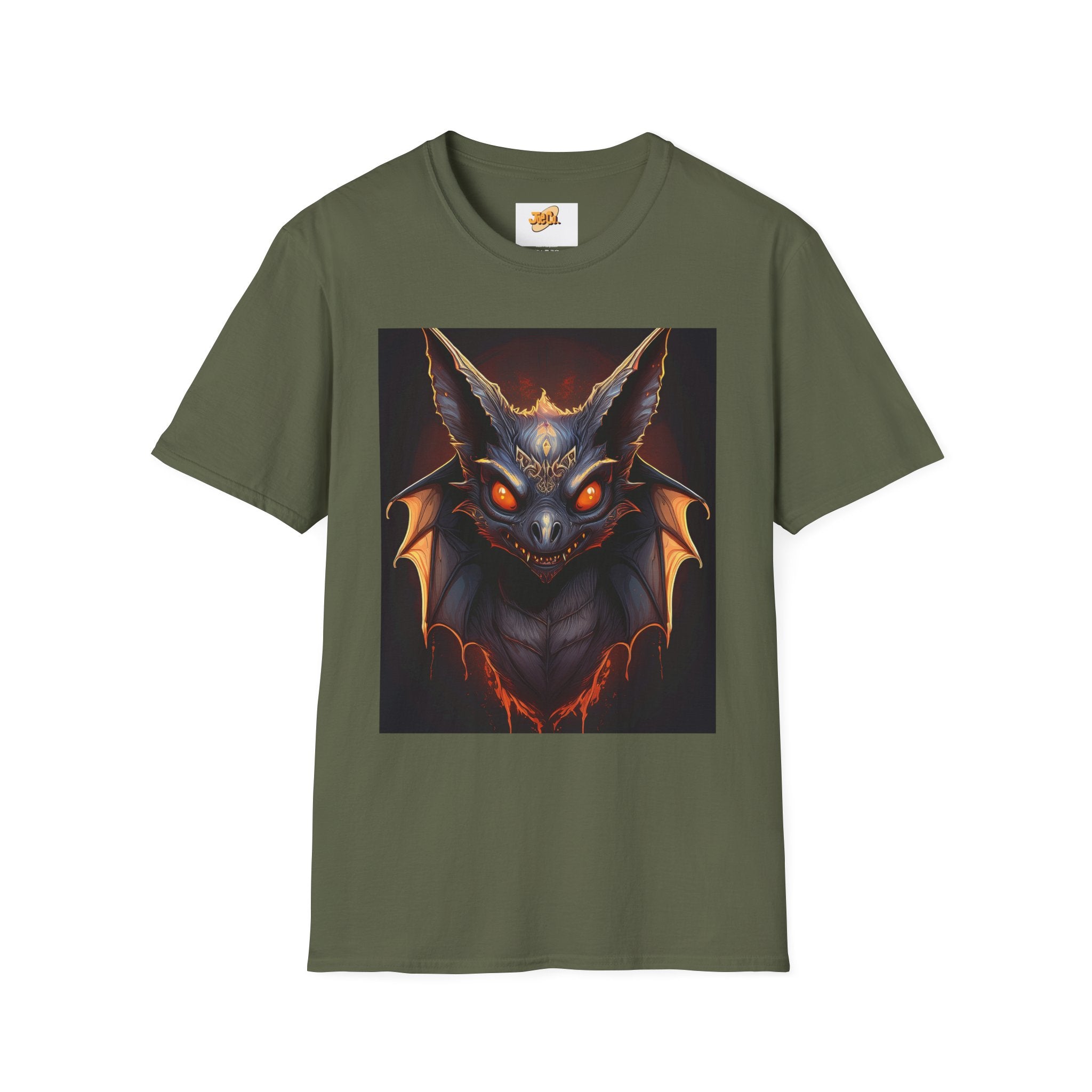 Demonic Bat Illustration T-Shirt