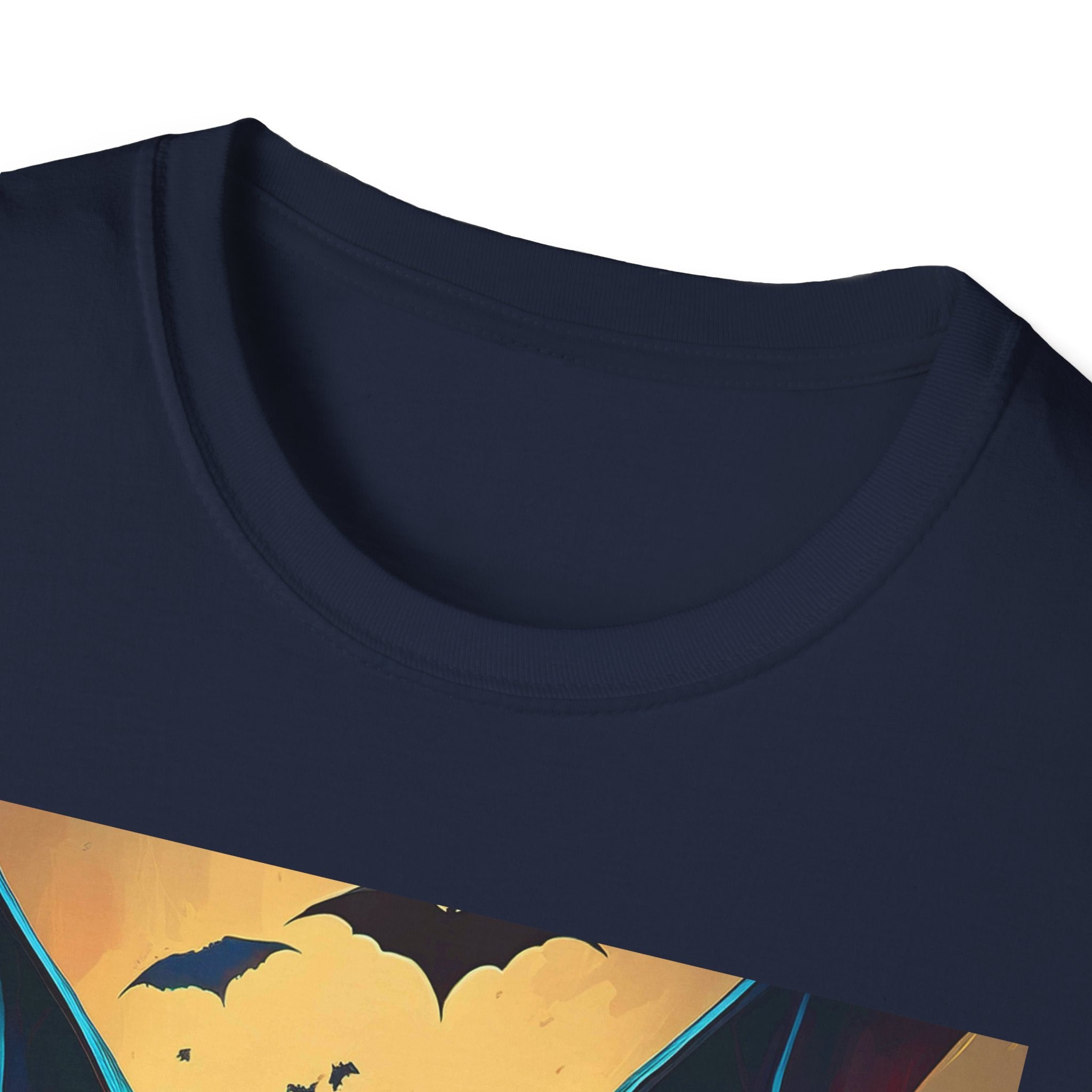 Halloween Bat Nightmare T-Shirt — Fiery Demon Bat Graphic Tee