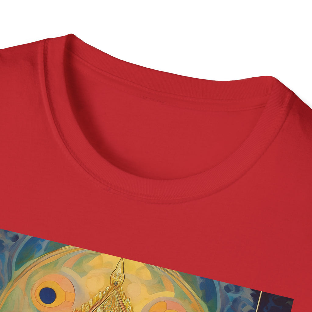 Buddha Sanctuary Art T-Shirt — Meditative Temple Graphic Tee