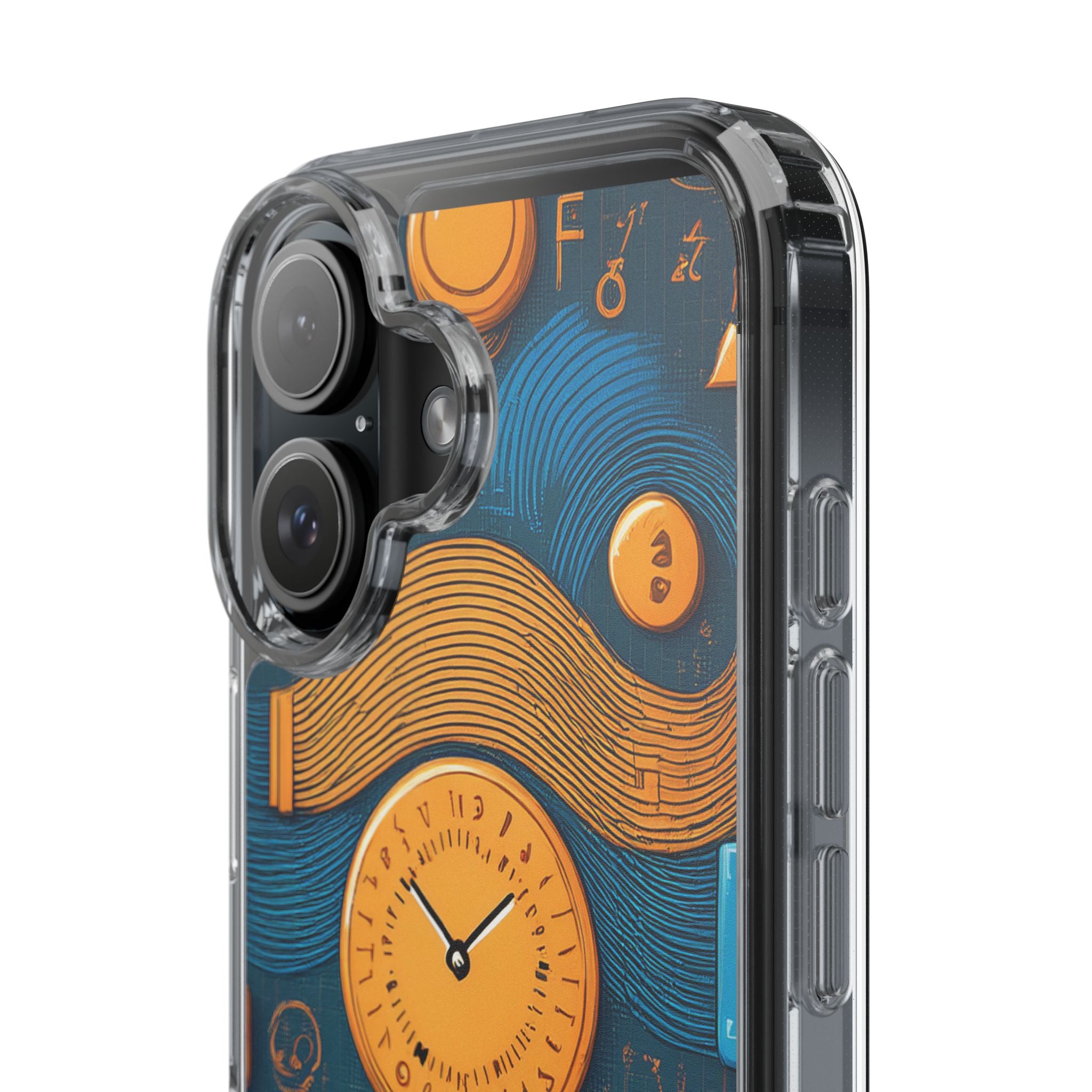 Clear Case — Abstract Clockwork Design Phone Case