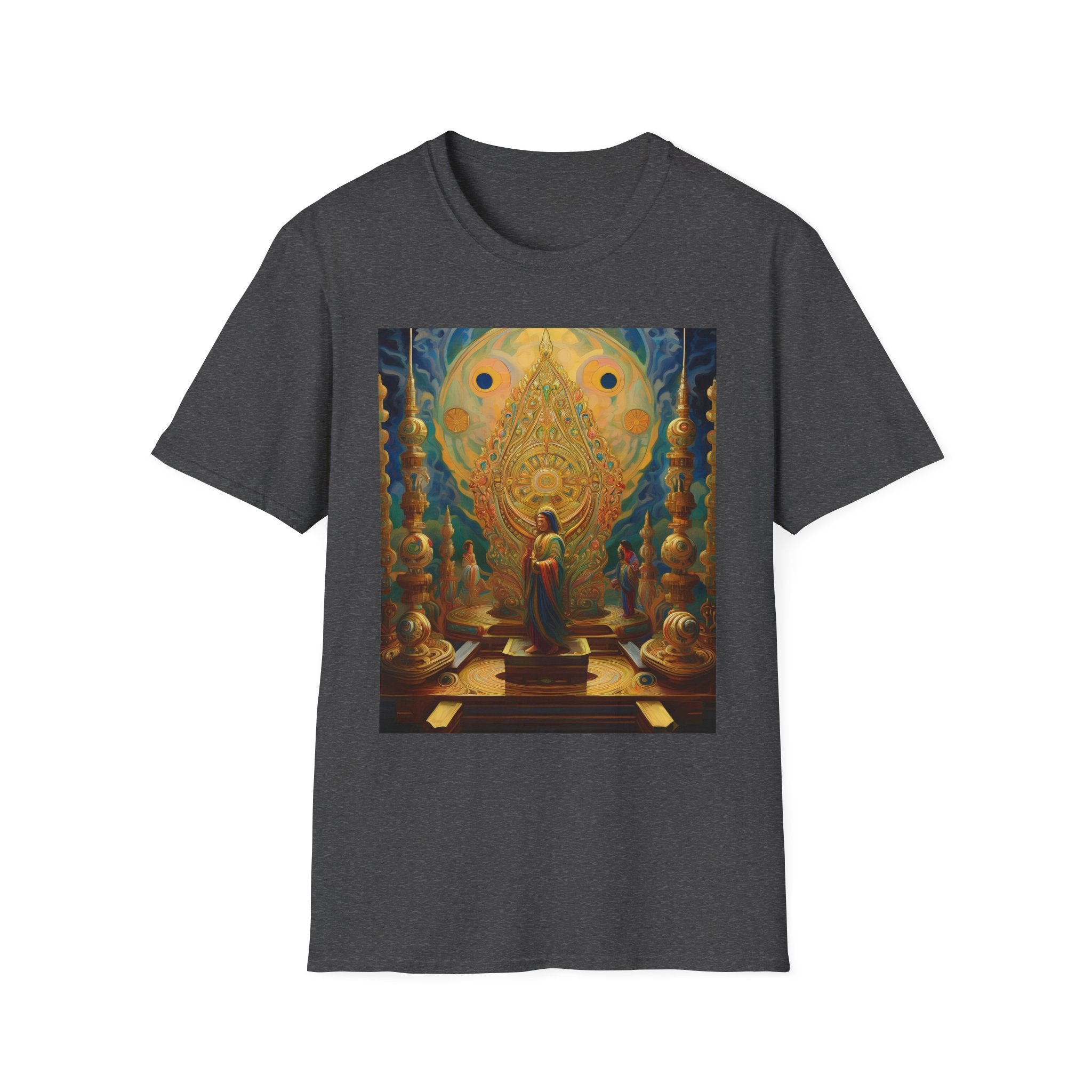 Buddha Sanctuary Art T-Shirt — Meditative Temple Graphic Tee