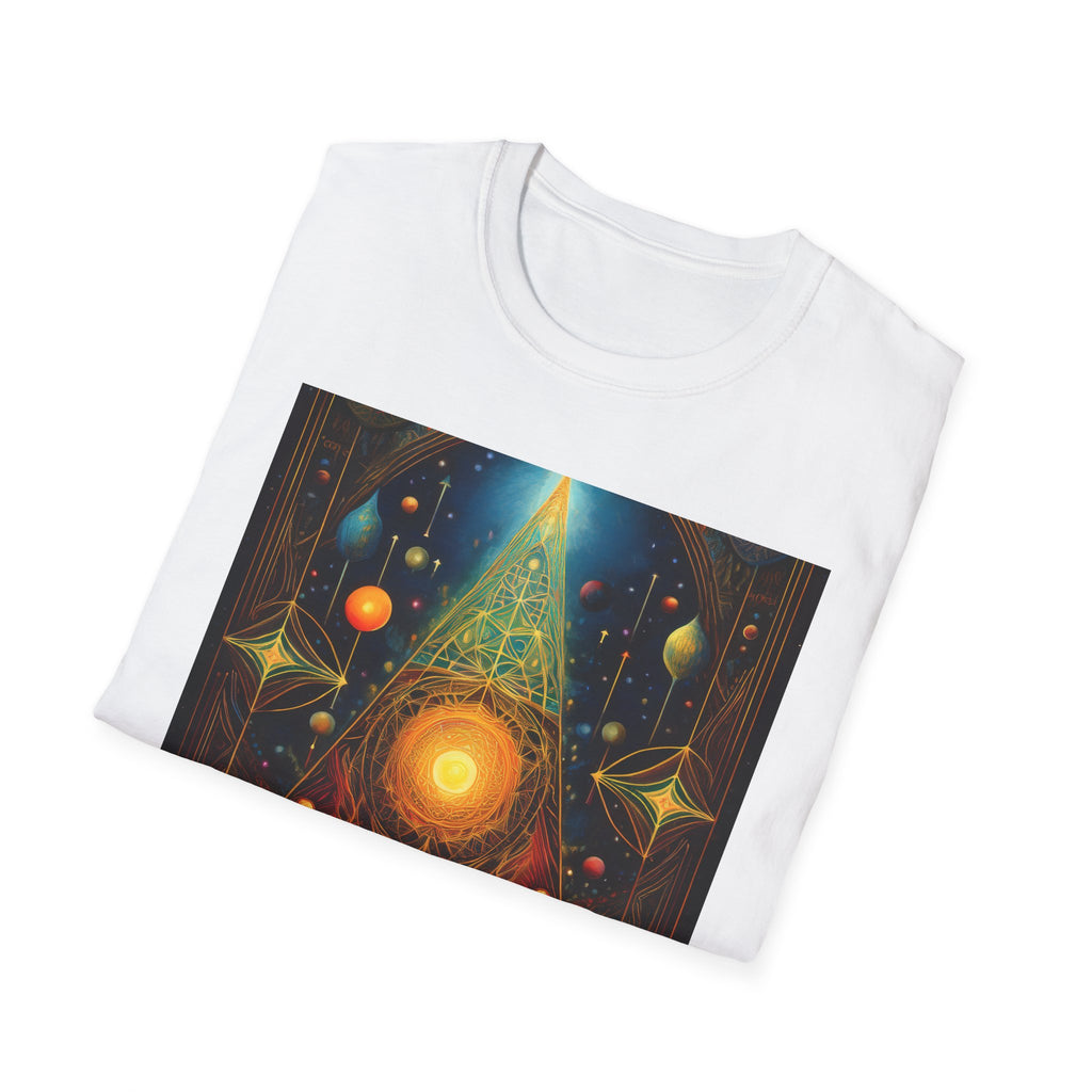 Mystic Sun Pyramid Graphic T-Shirt
