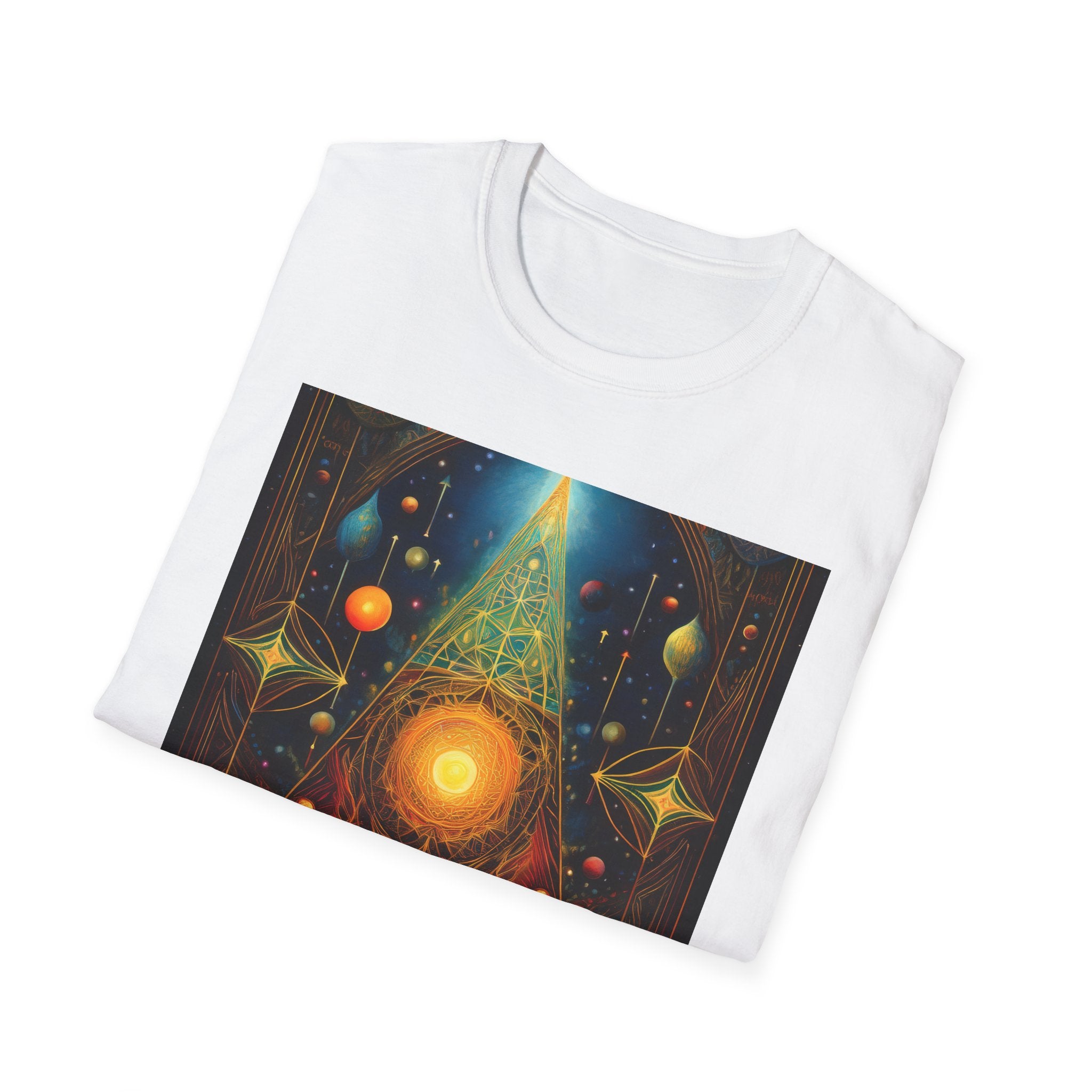 Mystic Sun Pyramid Graphic T-Shirt