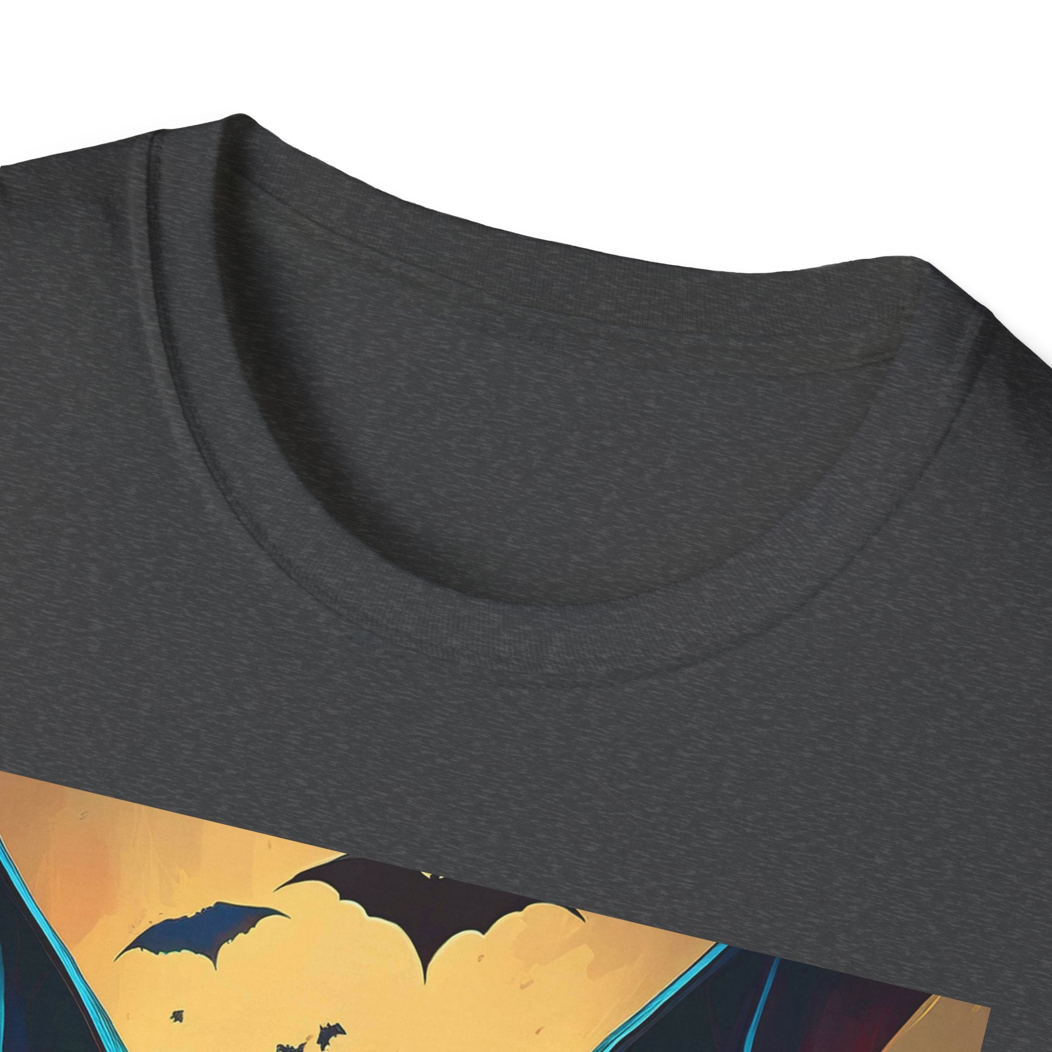 Halloween Bat Nightmare T-Shirt — Fiery Demon Bat Graphic Tee