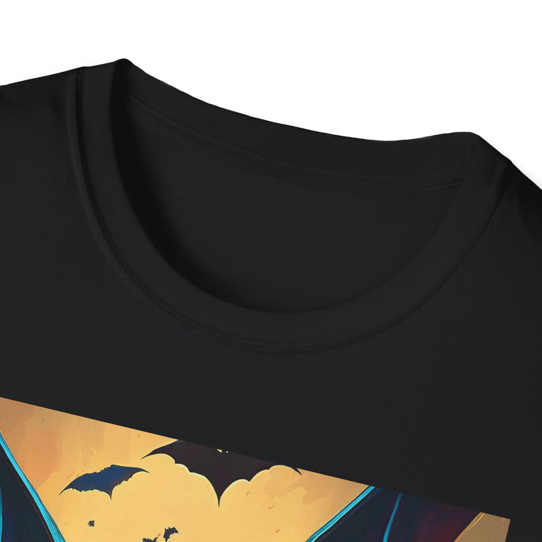 Halloween Bat Nightmare T-Shirt — Fiery Demon Bat Graphic Tee