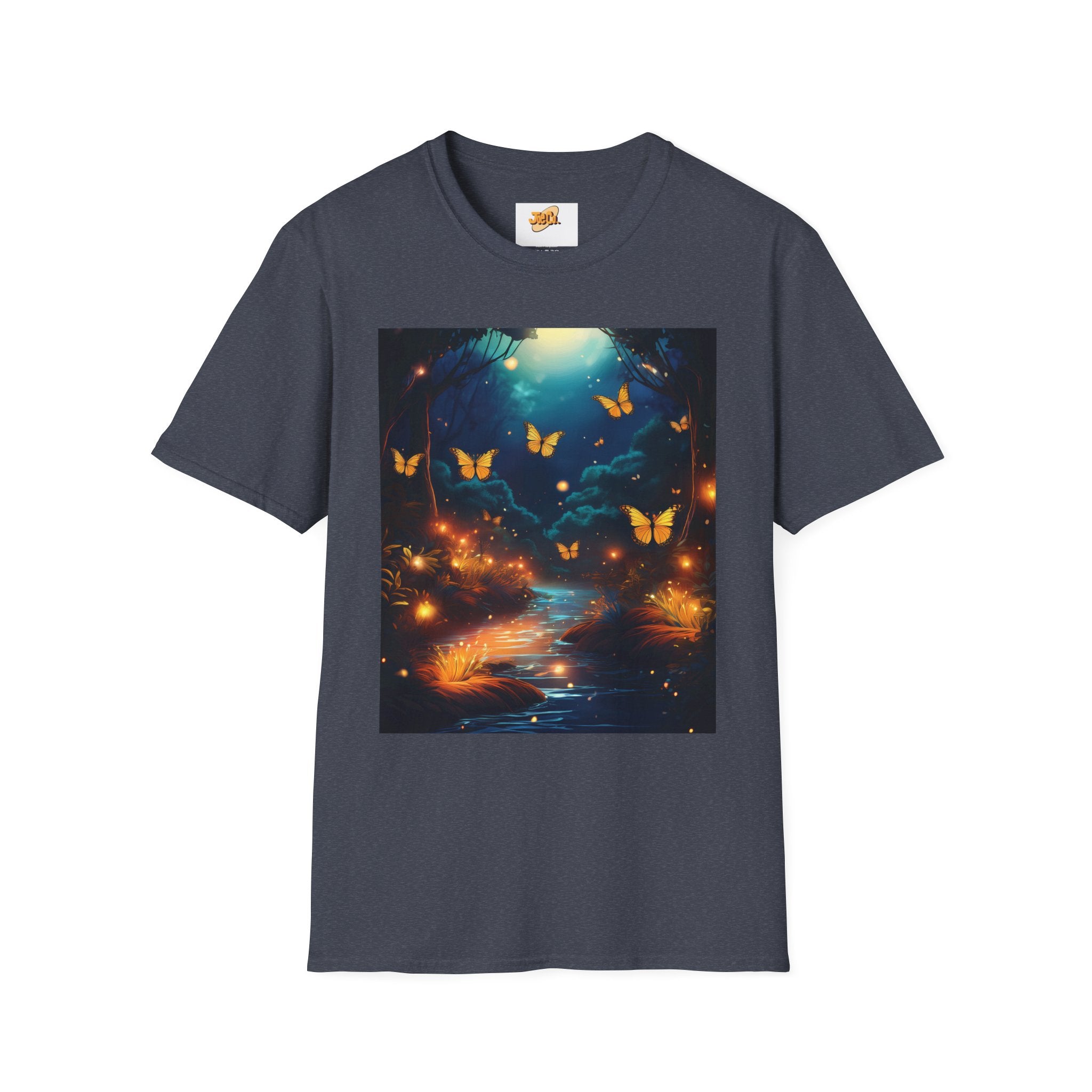 Butterfly Night T-Shirt — Enchanted Forest Glow Tee