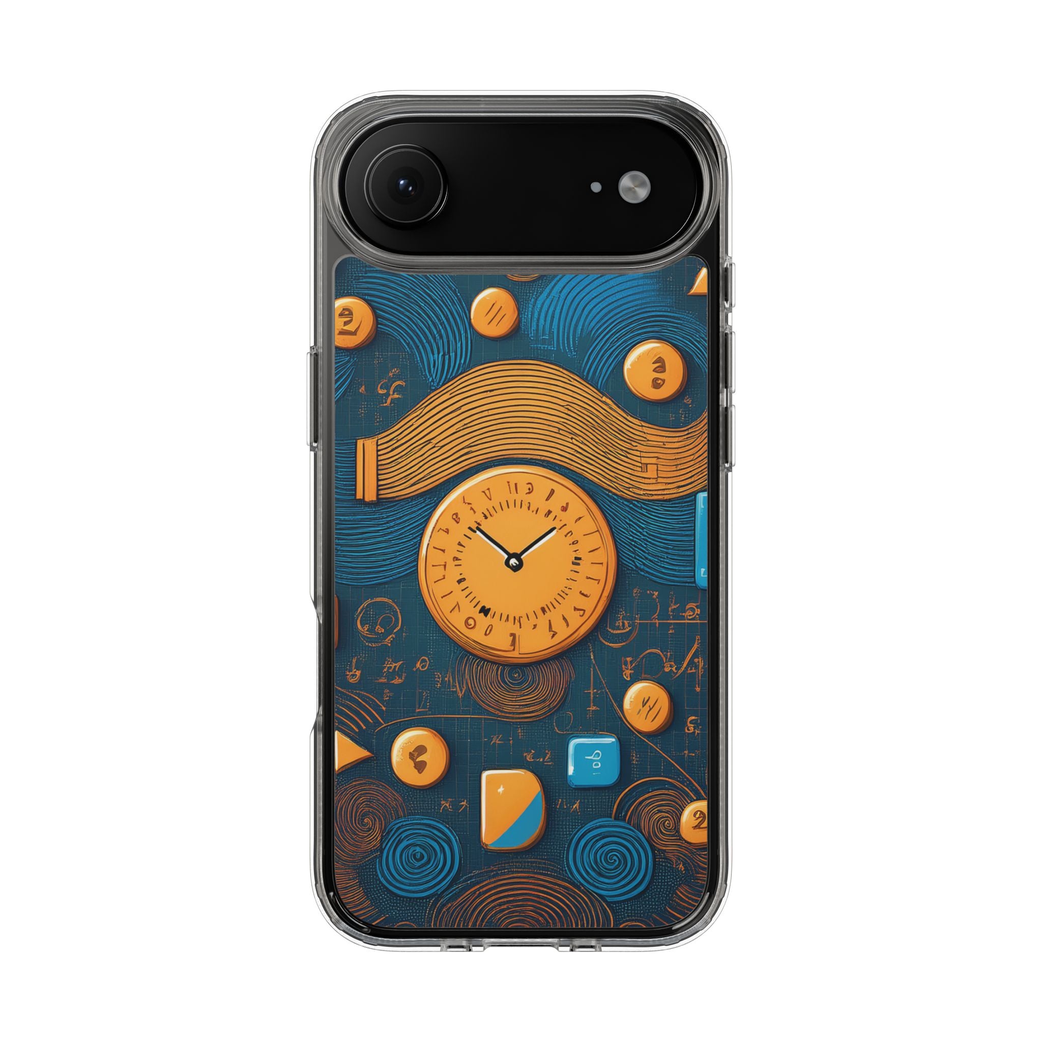 Clear Case — Abstract Clockwork Design Phone Case