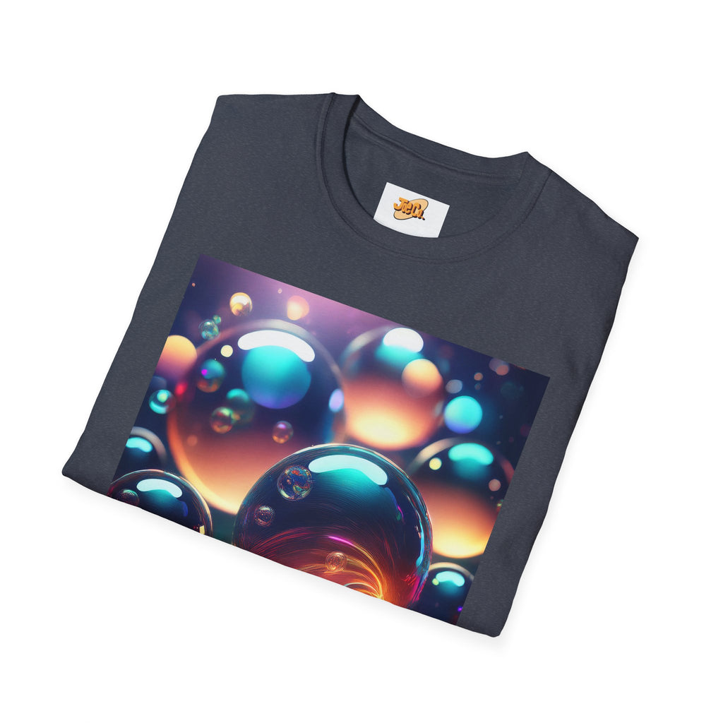 Bubble Galaxy T-Shirt — Colorful 3D Bubble Art Tee