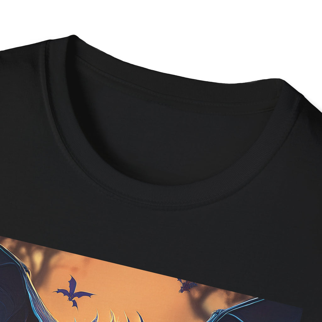 Halloween Demon Bat T-Shirt — Spooky Glowing Monster Tee