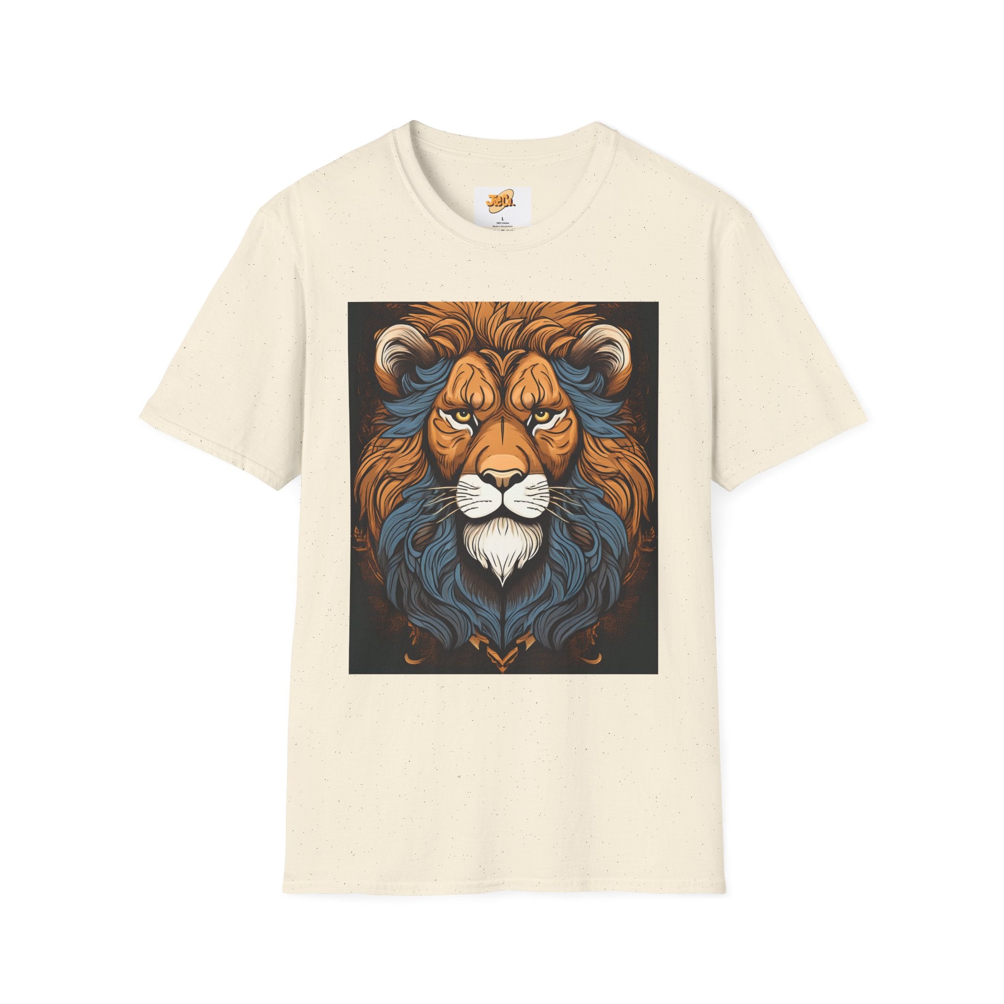 Majestic Lion Graphic T-Shirt — Bold Vintage Mane Artwork