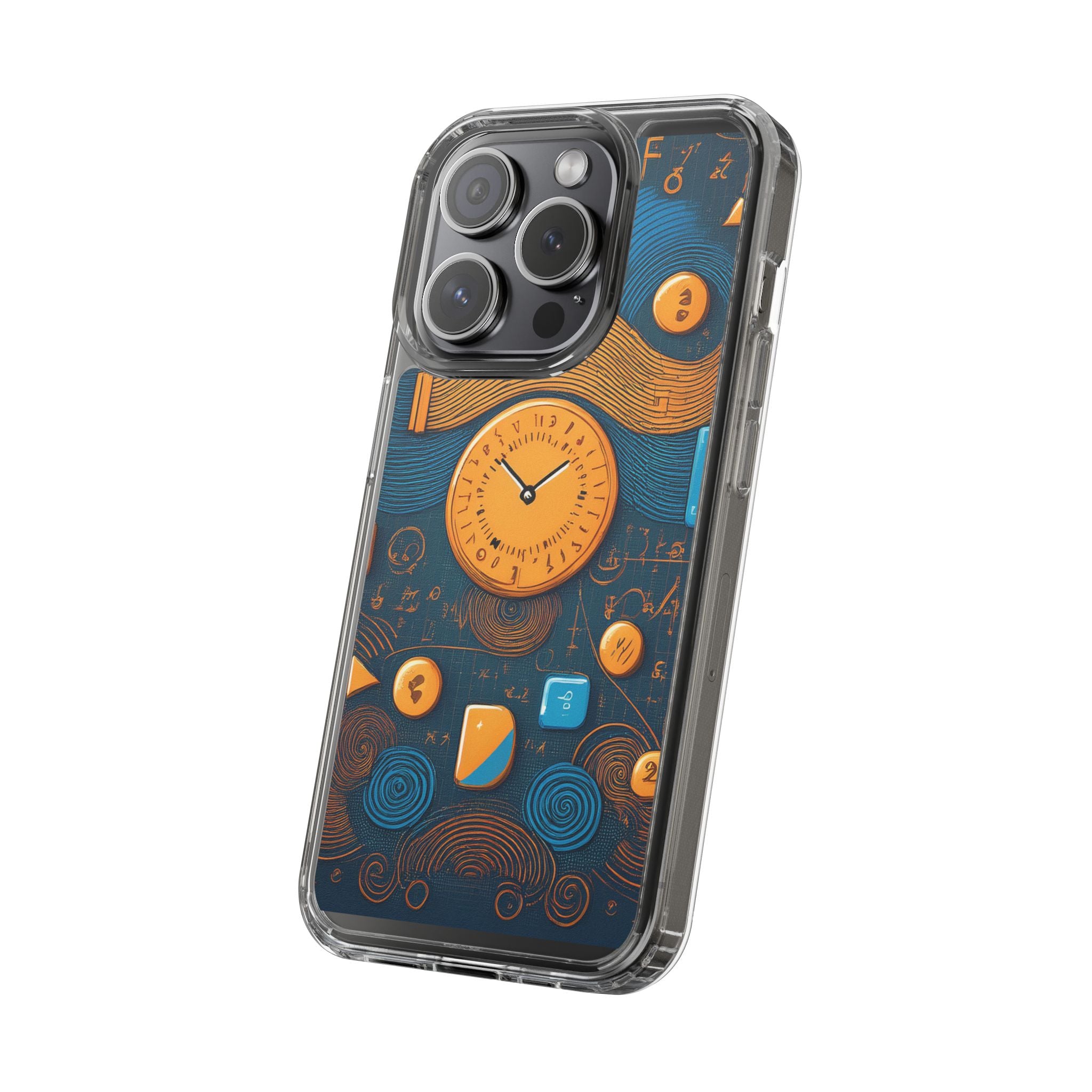 Clear Case — Abstract Clockwork Design Phone Case