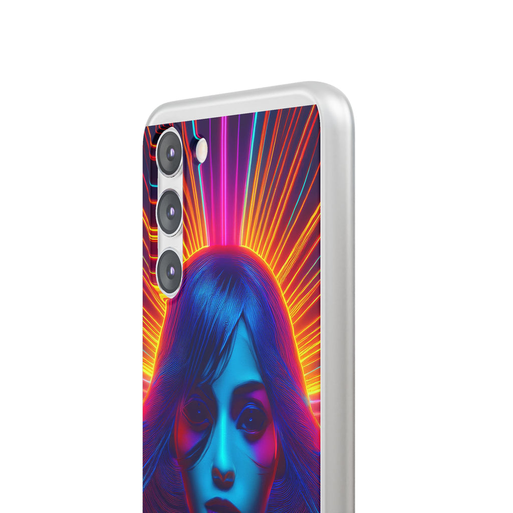 Phone Case — Neon Retro Portrait Mandala