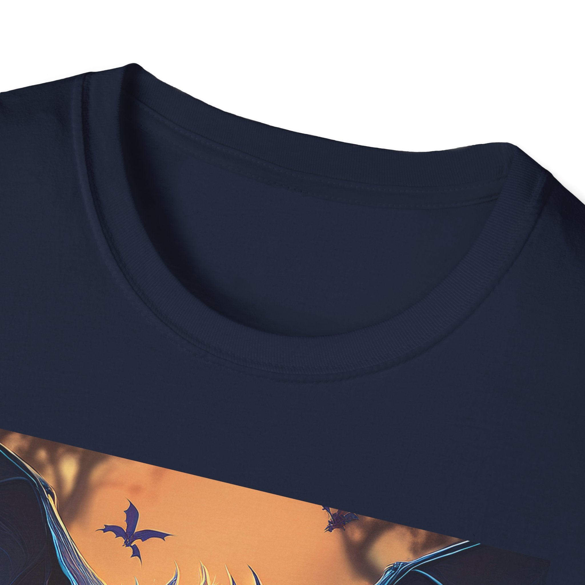 Halloween Demon Bat T-Shirt — Spooky Glowing Monster Tee