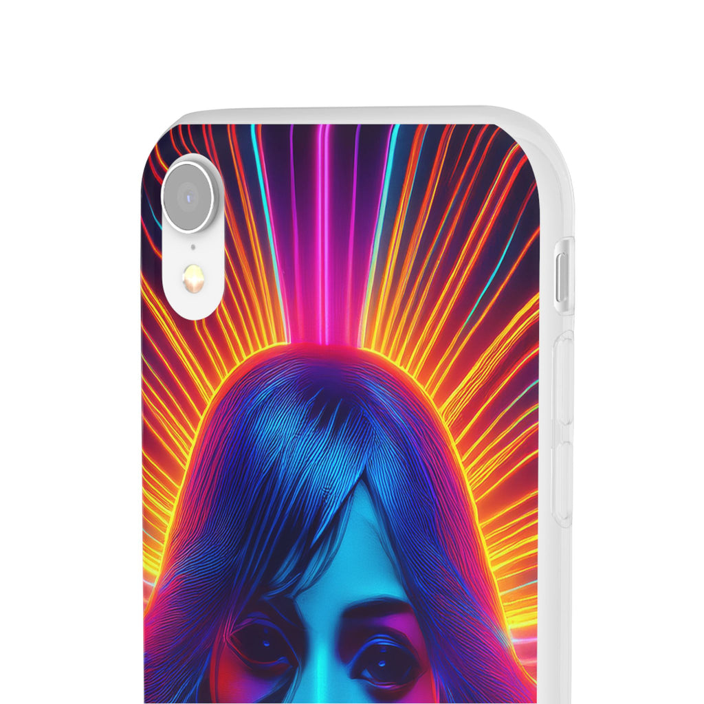 Phone Case — Neon Retro Portrait Mandala