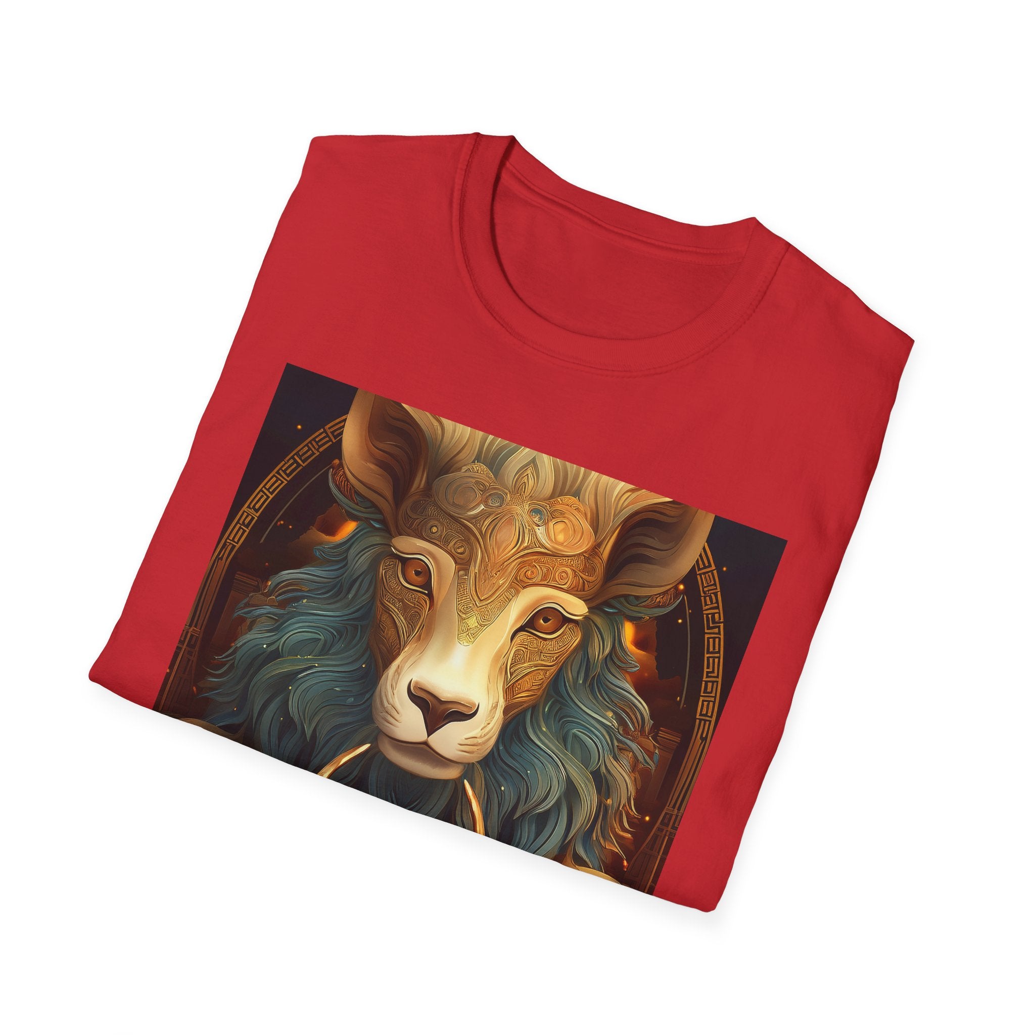 Mystic Ram & Herd Art T-Shirt — Zodiac Capricorn Goat Graphic Tee