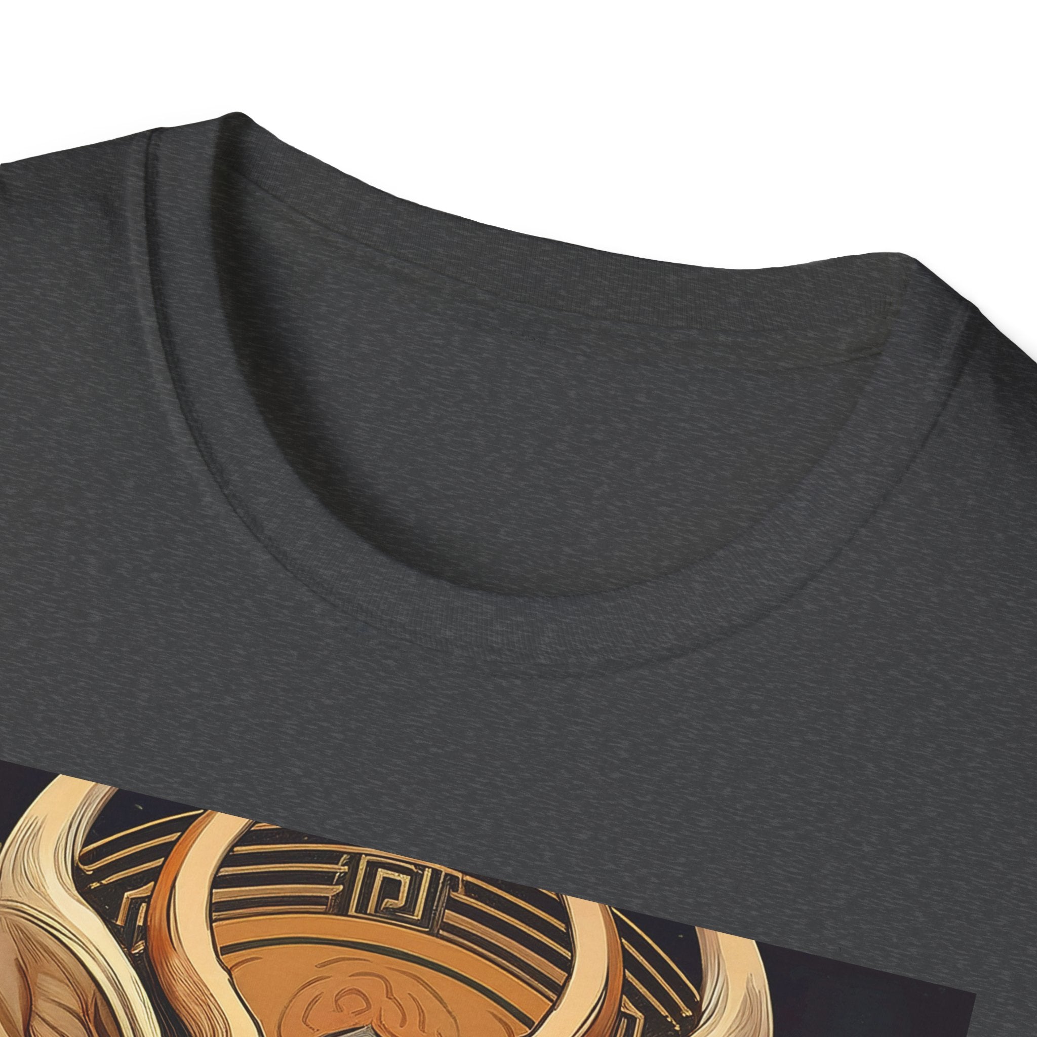 Mythic Ram Graphic T-Shirt — Ornate Zodiac/Leo-Inspired Art
