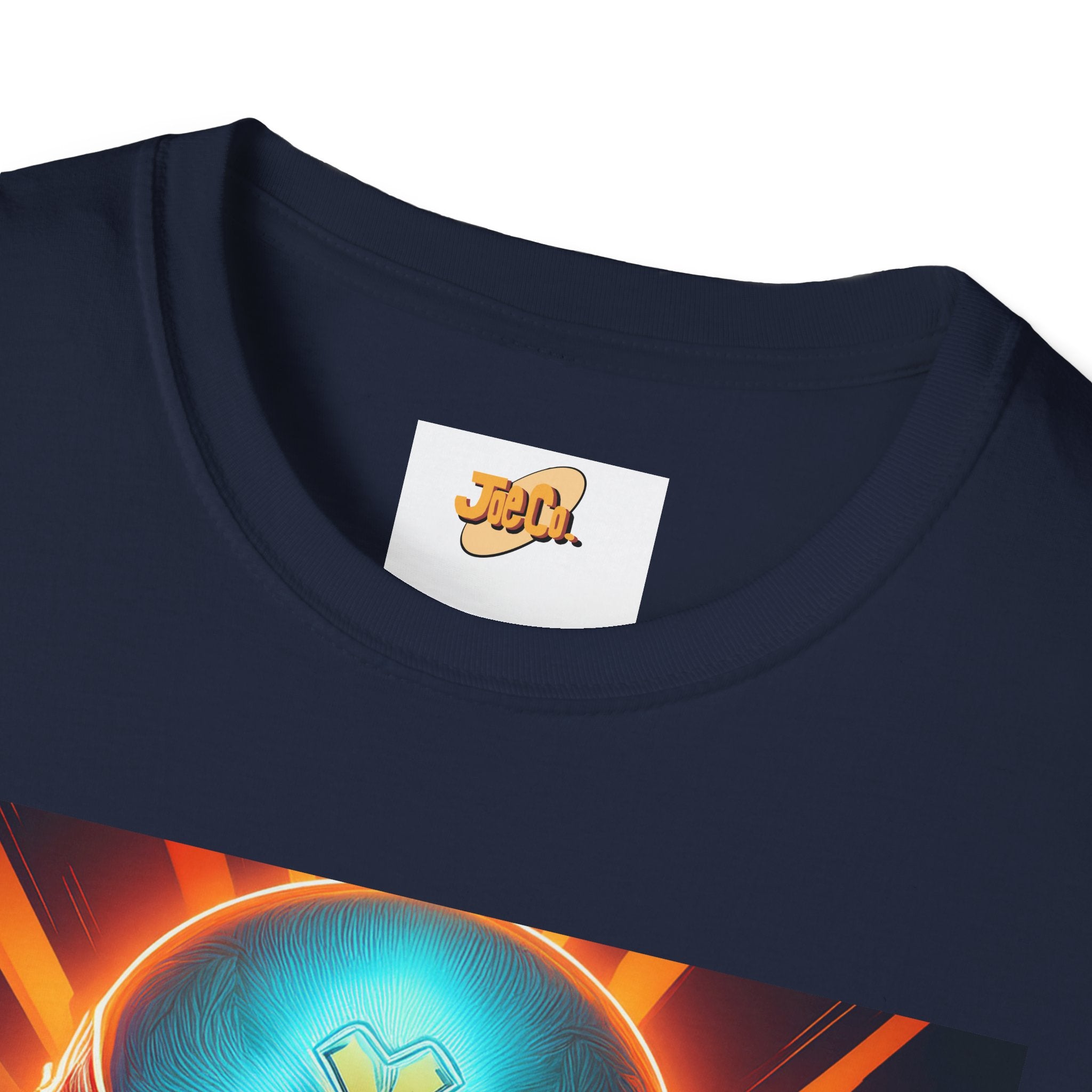 Mystic Raven Graphic T-Shirt — Neon Bird Art Tee