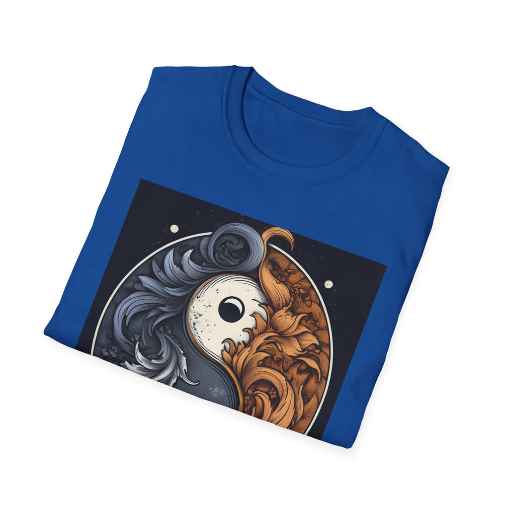 Yin Yang Dragon T-Shirt – Fire & Ice Balance Graphic Tee