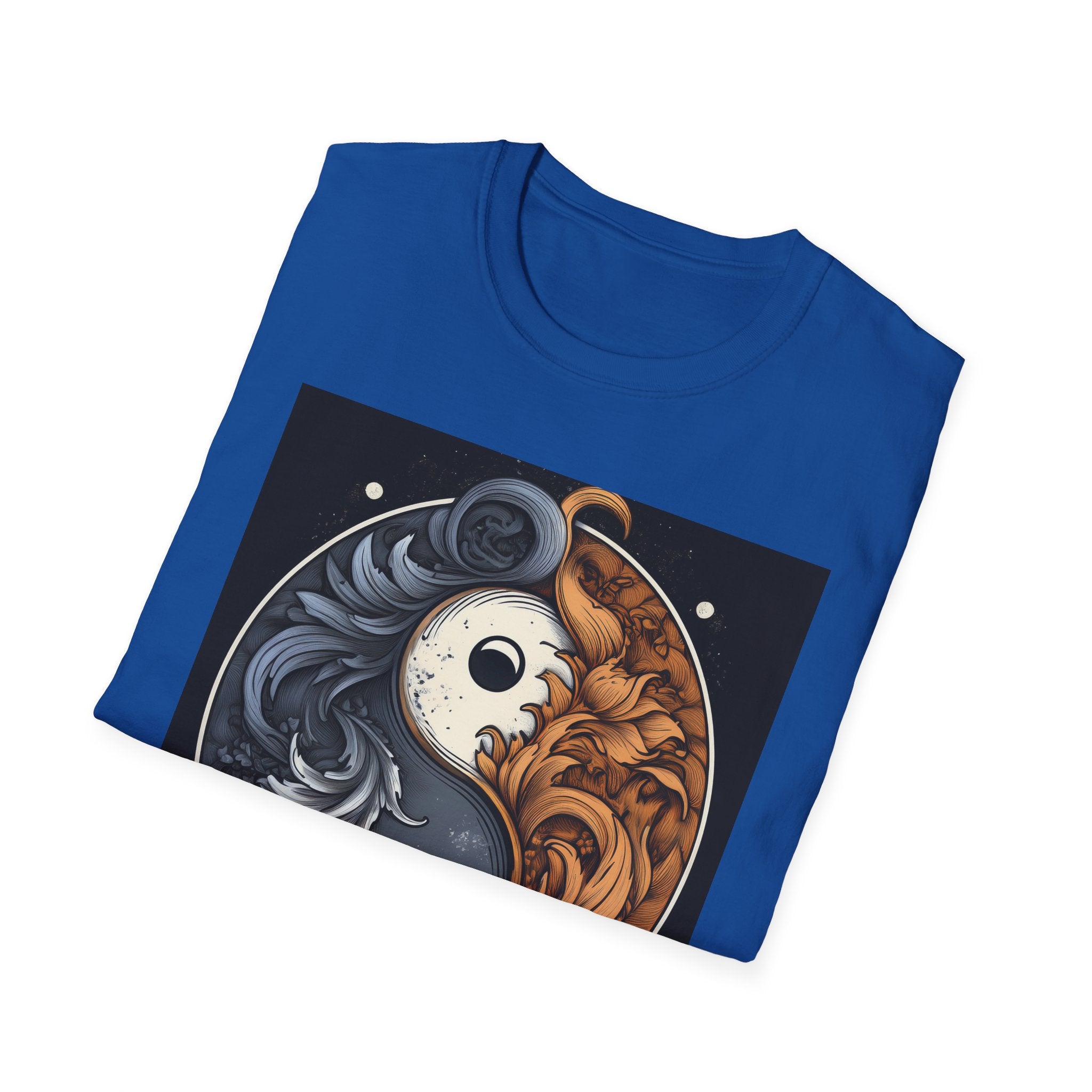 Yin Yang Dragon T-Shirt – Fire & Ice Balance Graphic Tee