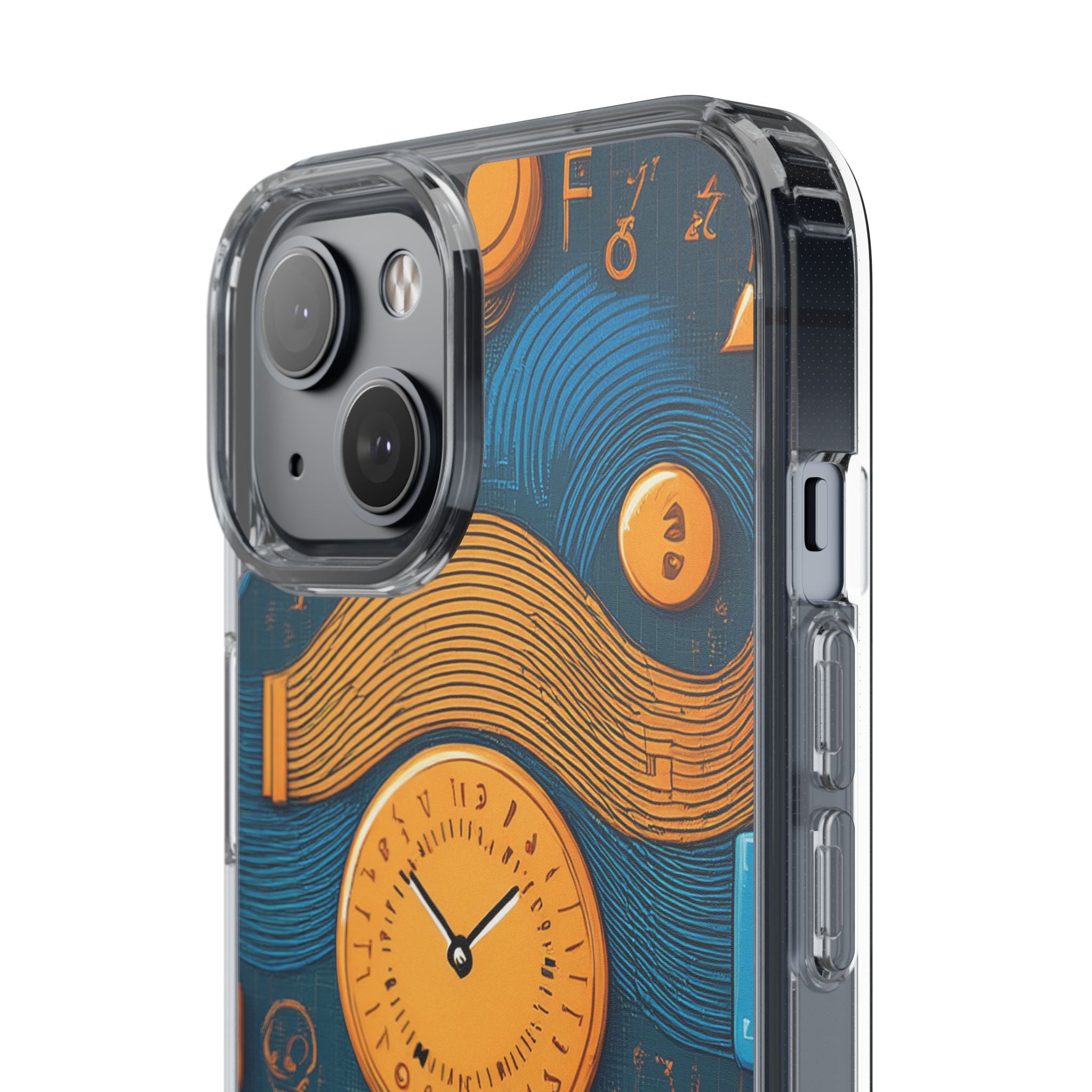 Clear Case — Abstract Clockwork Design Phone Case