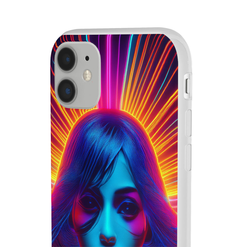 Phone Case — Neon Retro Portrait Mandala