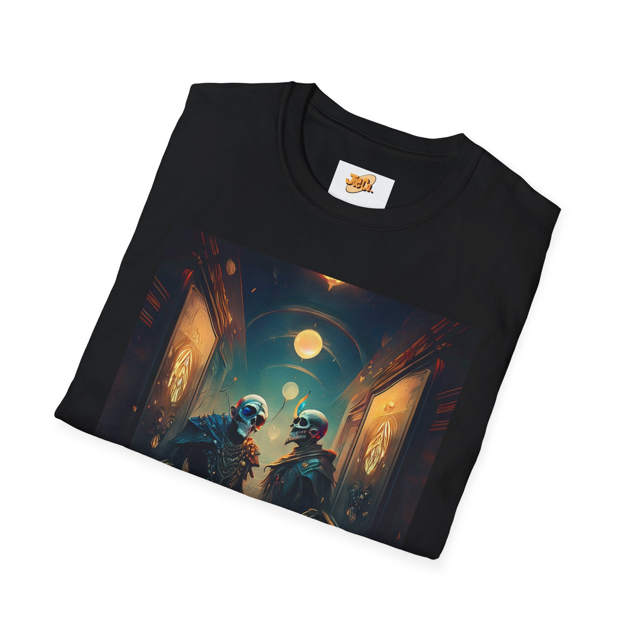 Cyberpunk Alley T-Shirt — Neon Futuristic Street Scene