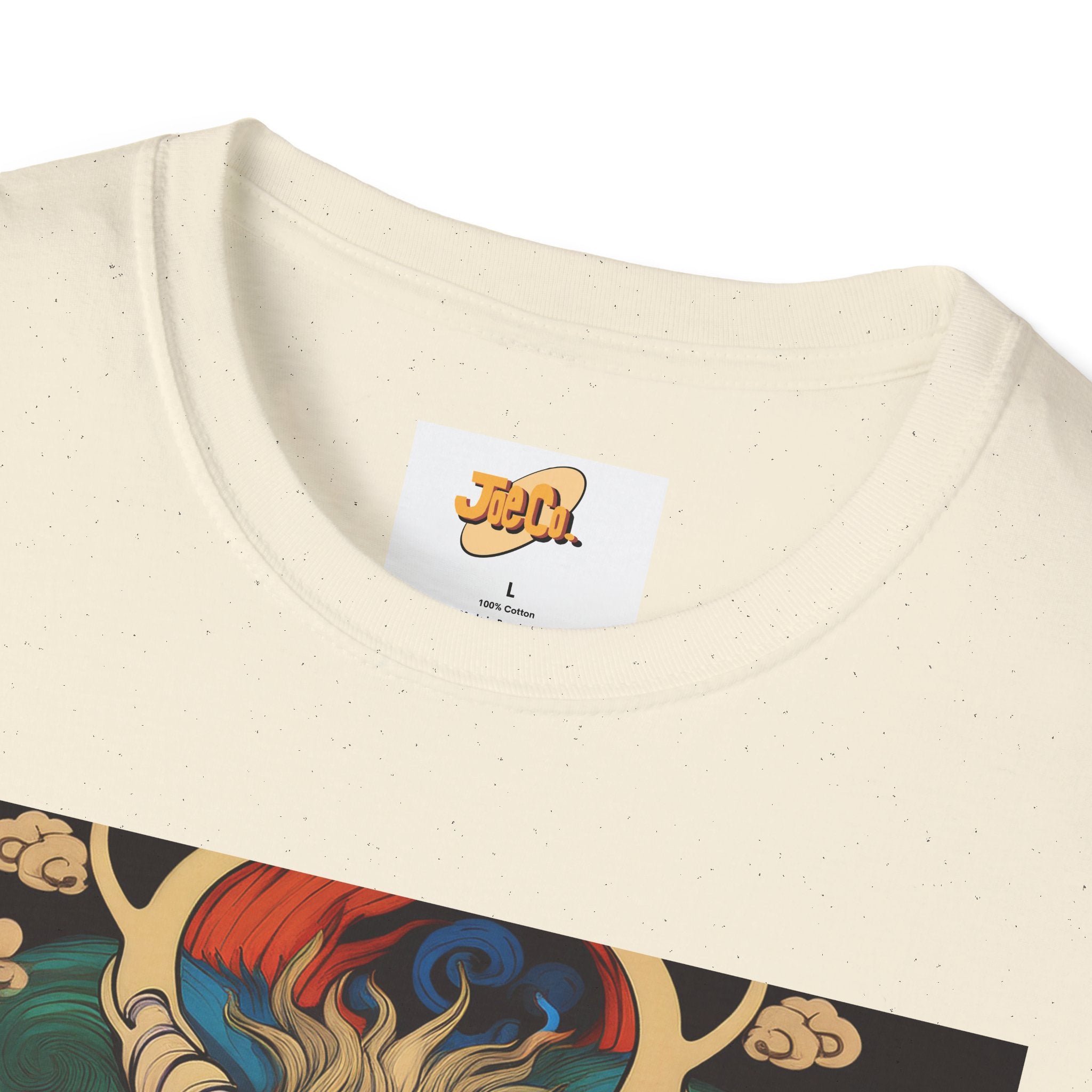 Dragon Koi Fusion T-Shirt — Vibrant Asian Mythical Dragon & Koi Art Tee