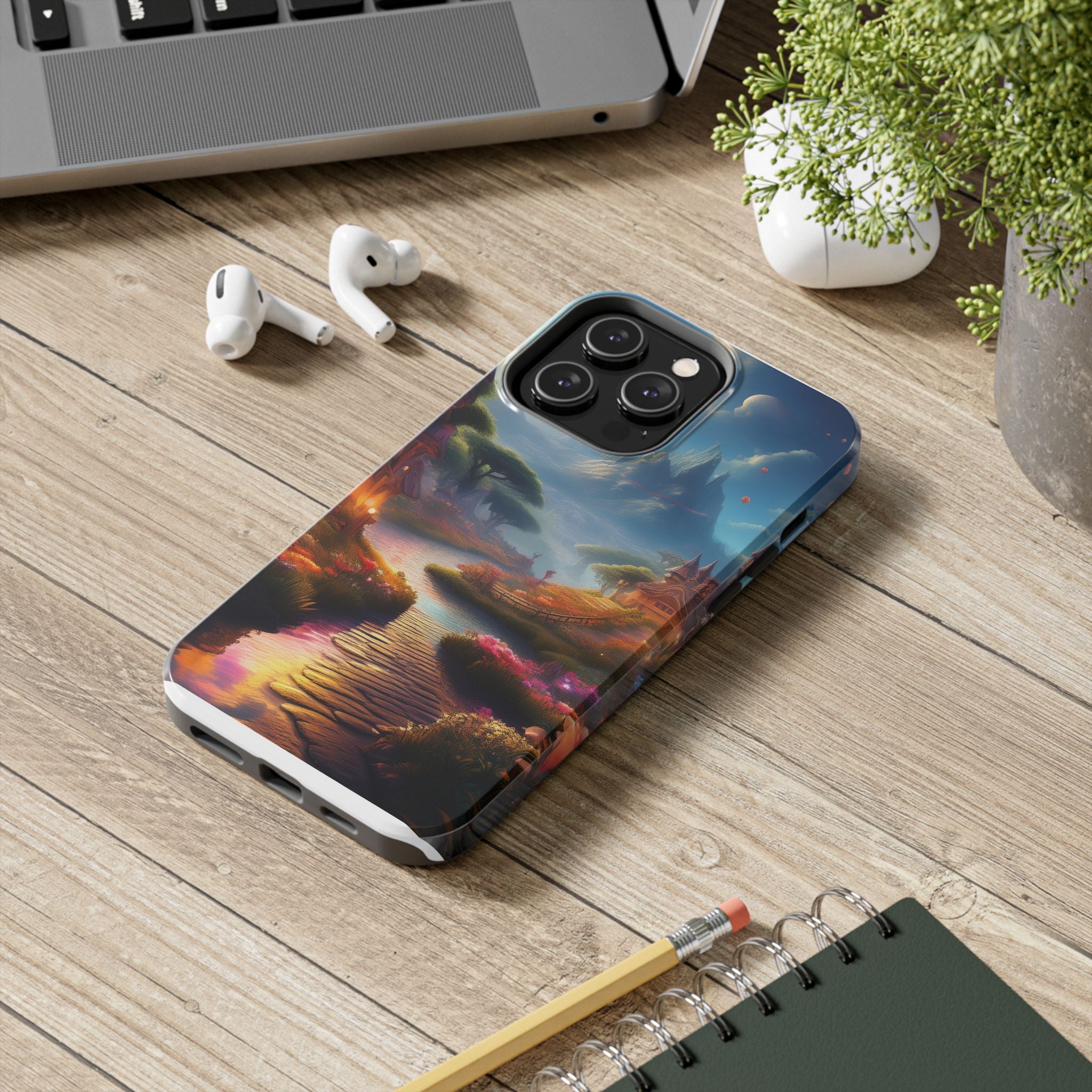 Tough Phone Case — Enchanted Pathway Fantasy Landscape