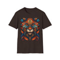 Lion Mandala T-Shirt — Colorful Psychedelic Lion Graphic Tee