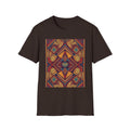 Geometric Tribal Pattern T-Shirt — Boho Vintage Aztec Graphic Tee
