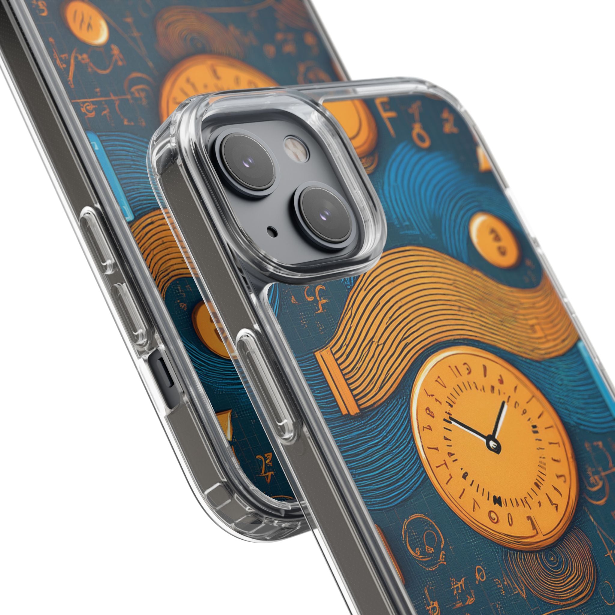 Clear Case — Abstract Clockwork Design Phone Case