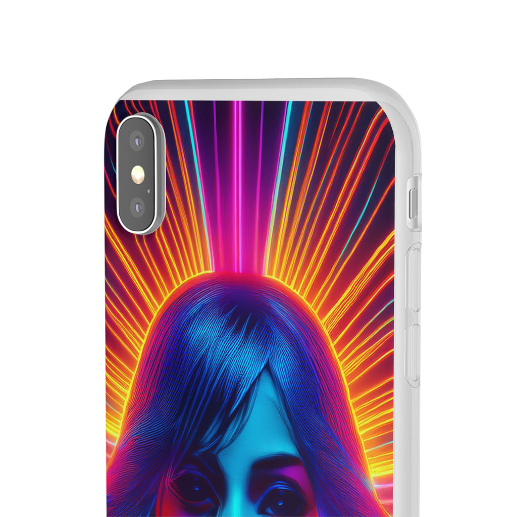 Phone Case — Neon Retro Portrait Mandala