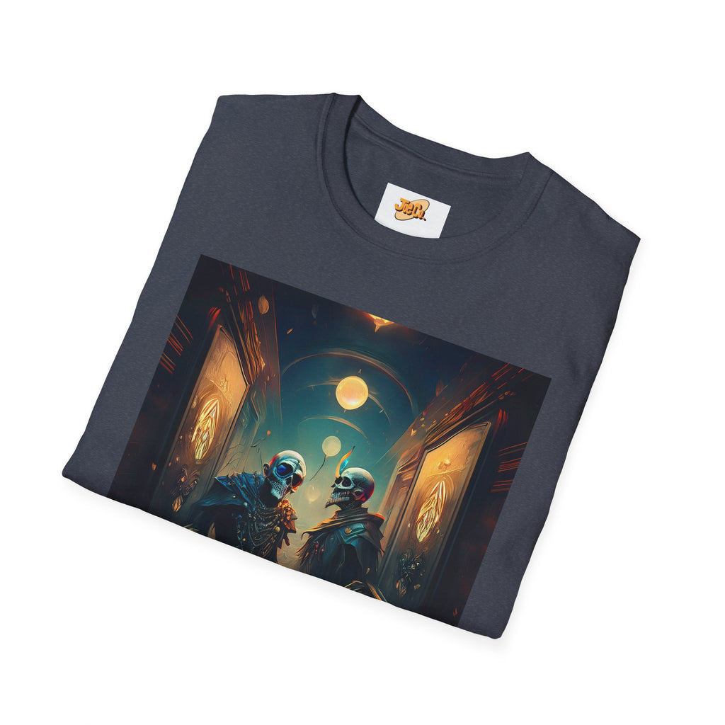 Cyberpunk Alley T-Shirt — Neon Futuristic Street Scene