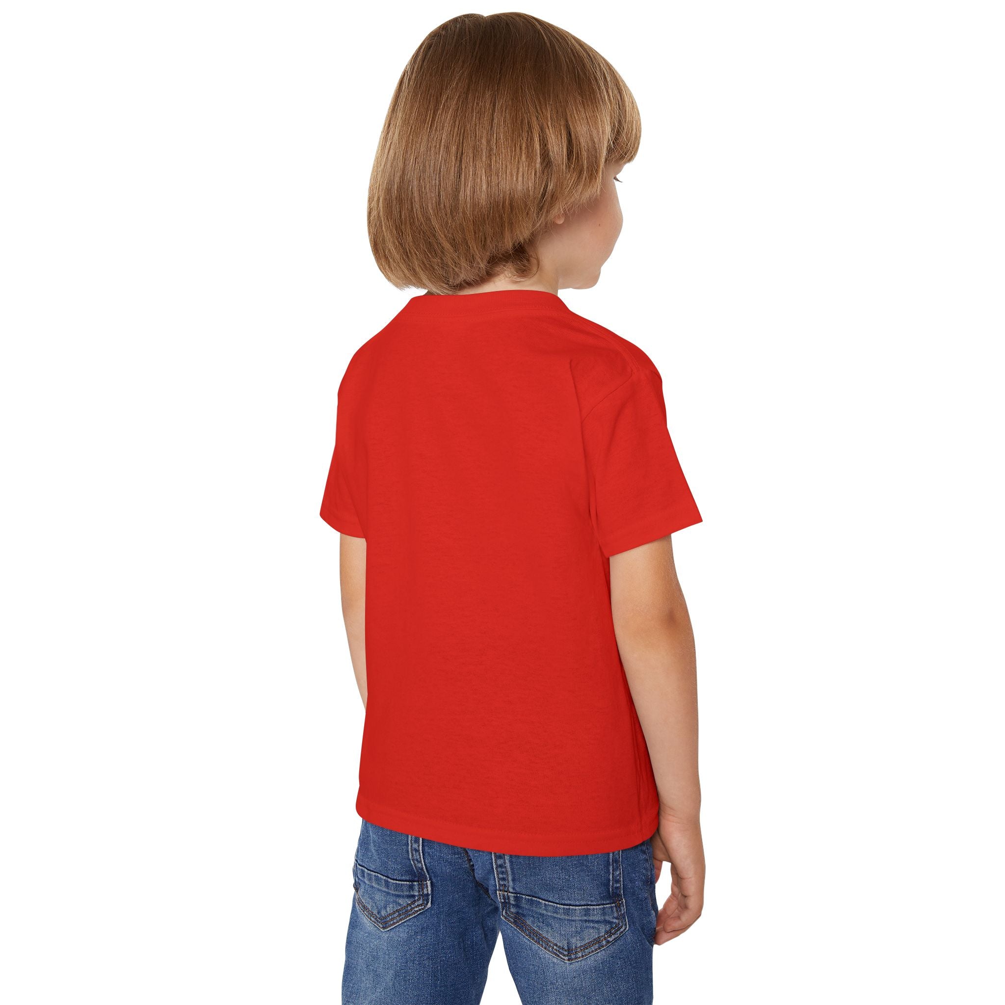 Toddler T-Shirt — Colorful Paw Prints at Sunset